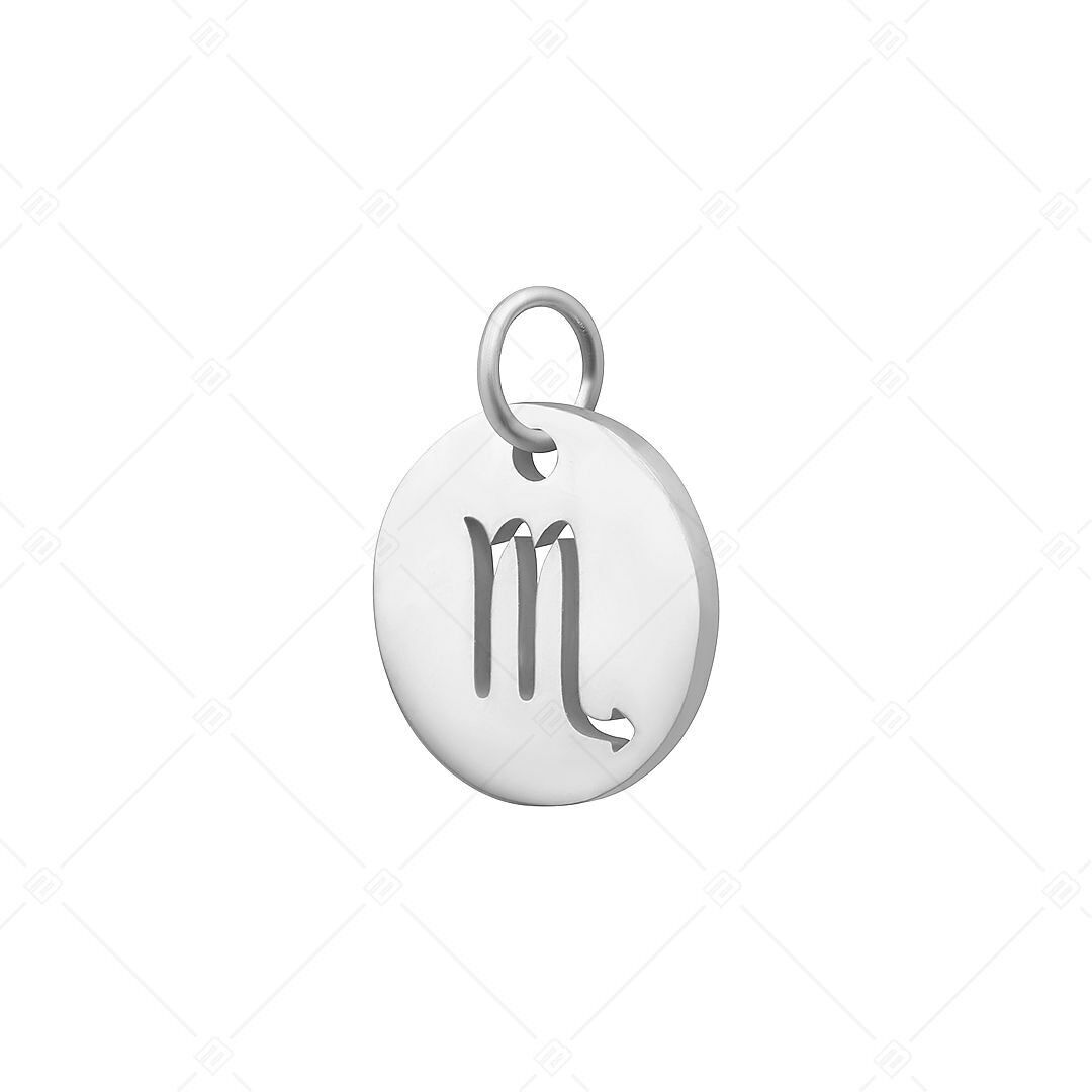 BALCANO - Charm de horóscopo de acero inoxidable, pulido - Escorpio