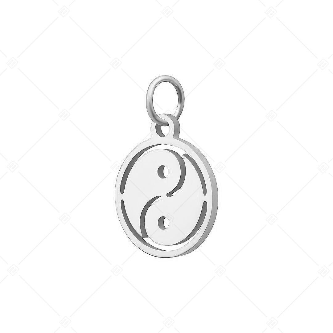 BALCANO - Charm Yin-Yang de acero inoxidable, pulido