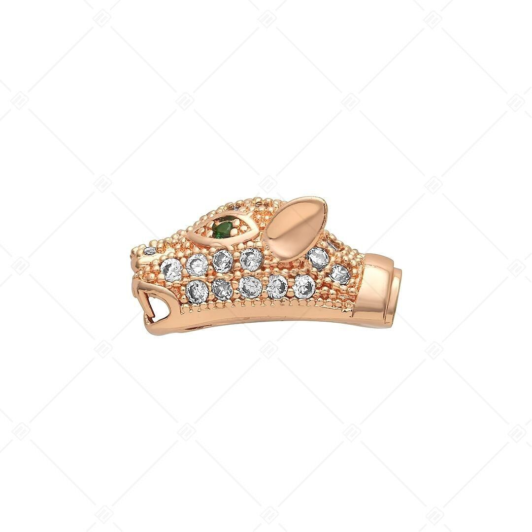 Dije espaciador con forma de jaguar