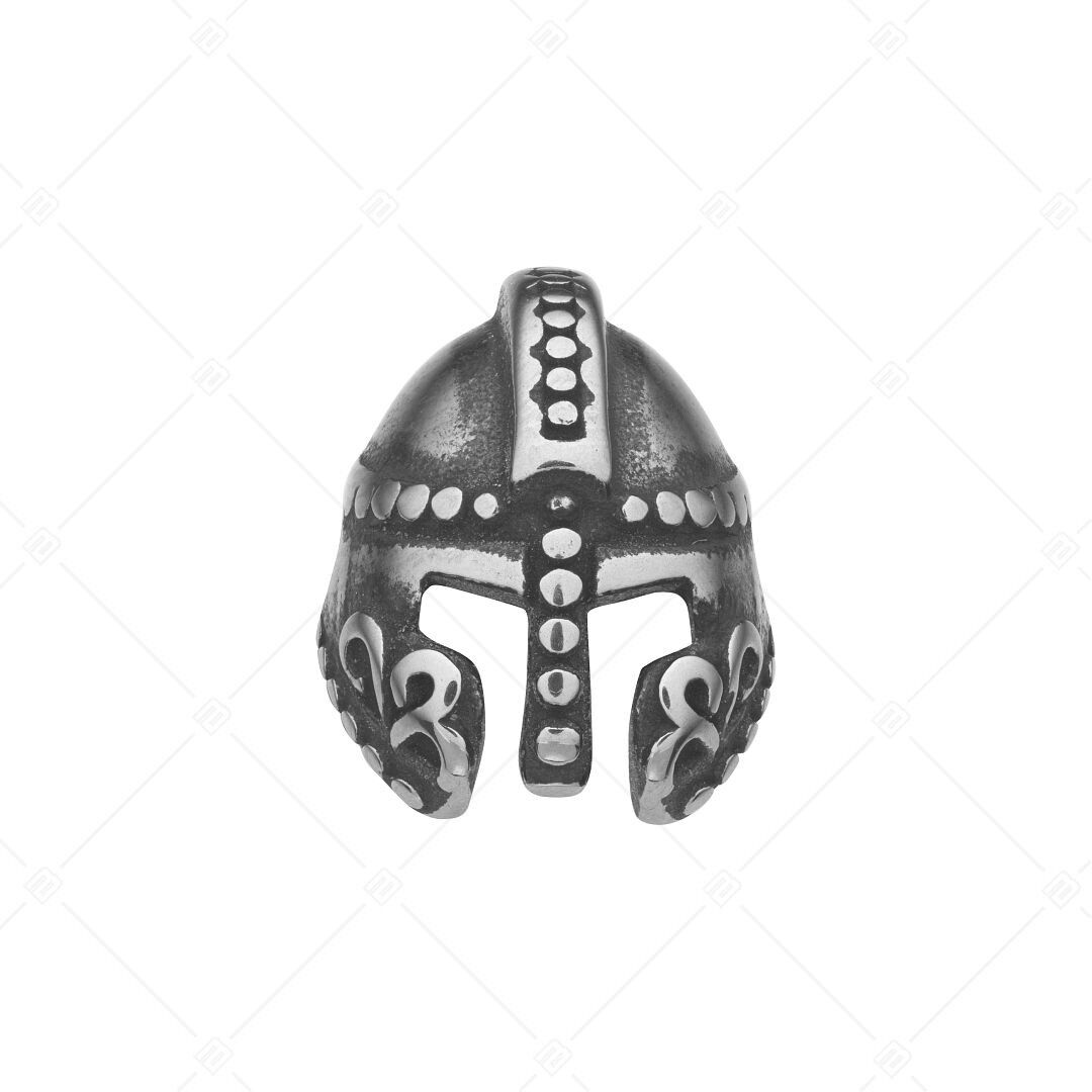 Charm espaciador con forma de casco vintage