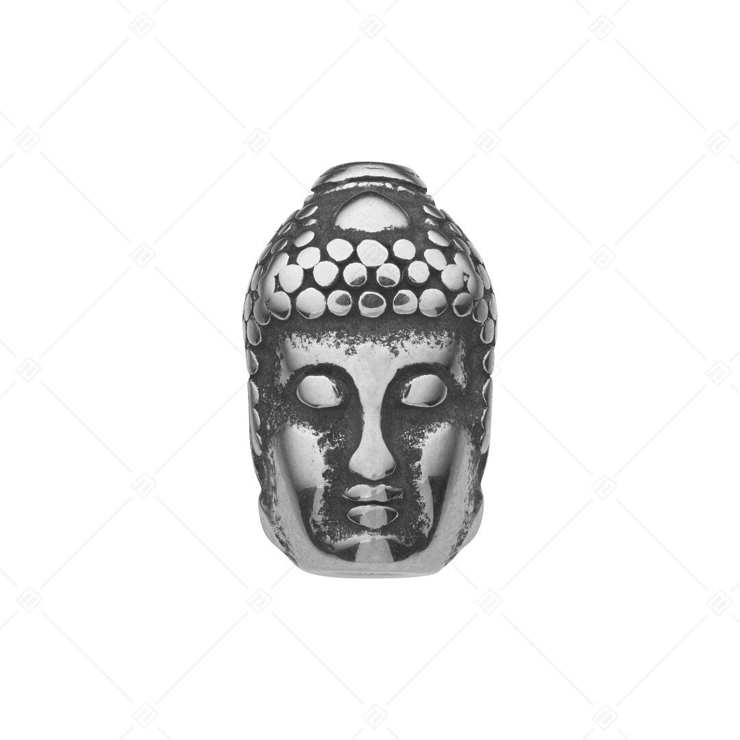 Dije espaciador con cabeza de Buda de estilo vintage