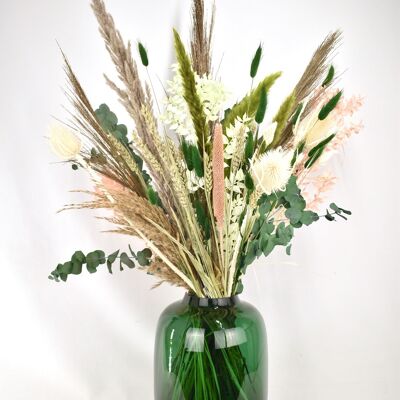 Bouquet de fleurs séchées - XL Vert