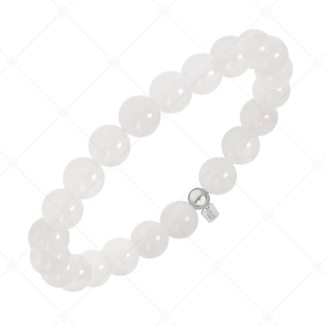 BALCANO - Pulsera de jade blanco y piedras preciosas