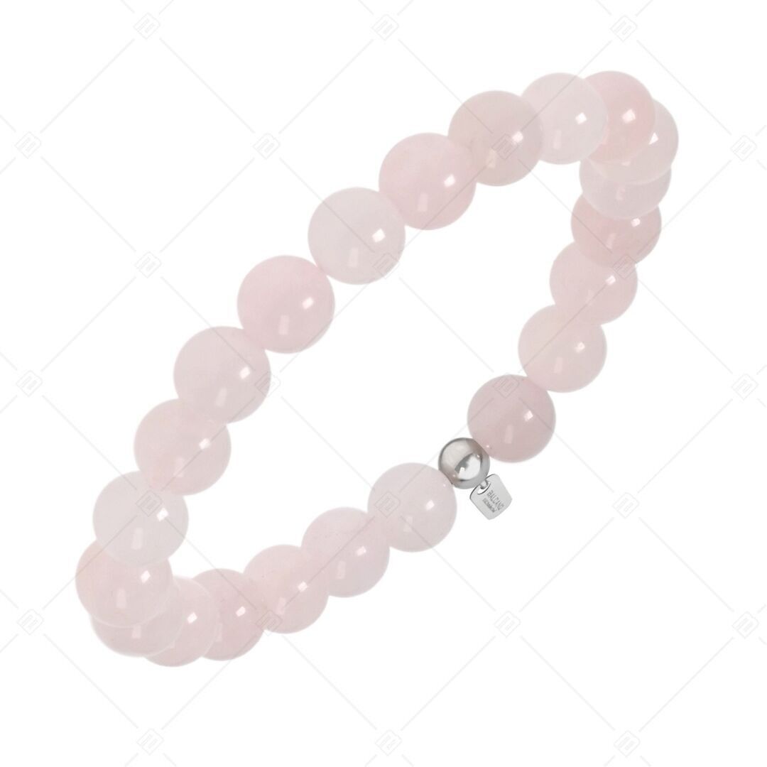 BALCANO - Pulsera de cuarzo rosa y piedras preciosas