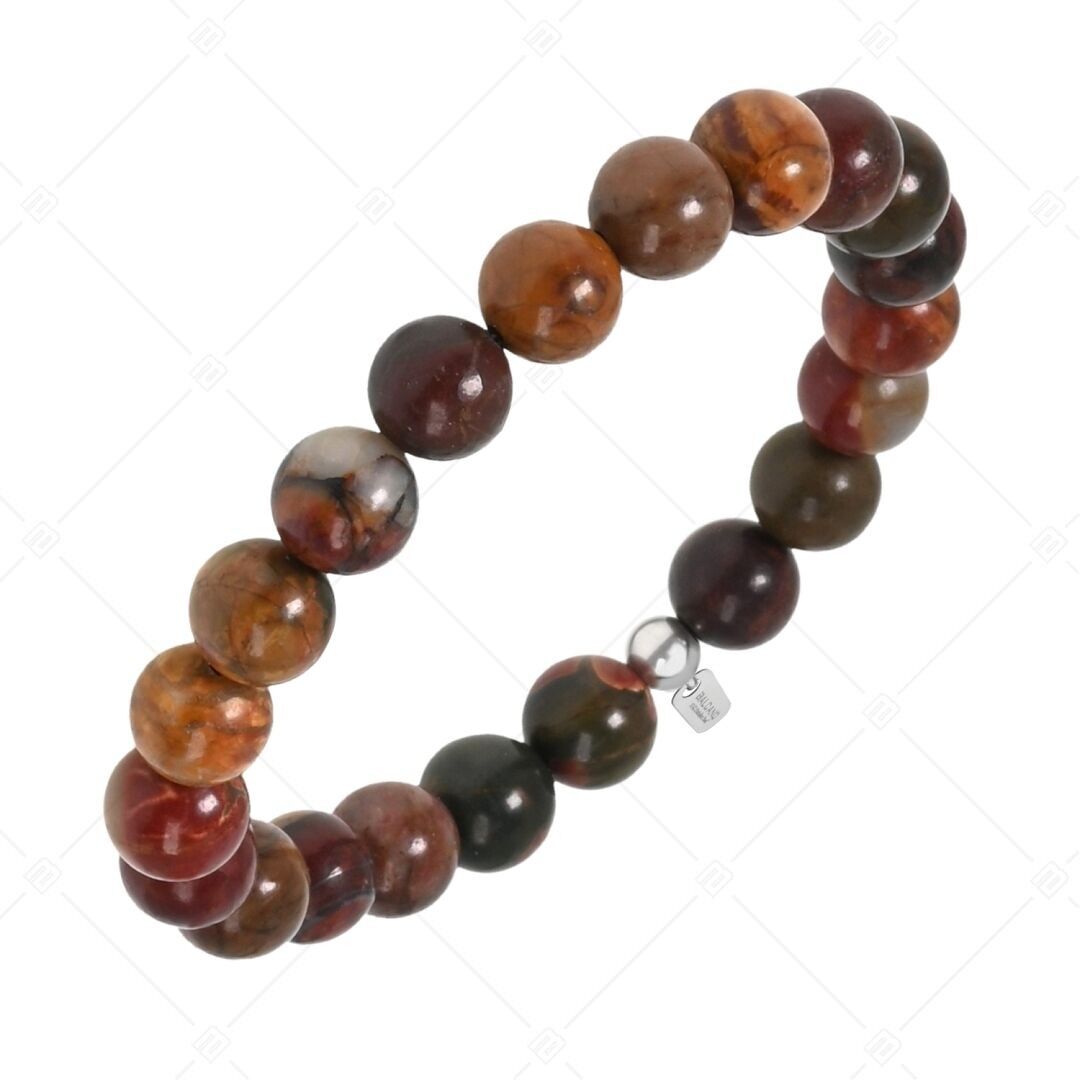 BALCANO - Pulsera de jaspe Picasso / piedras preciosas