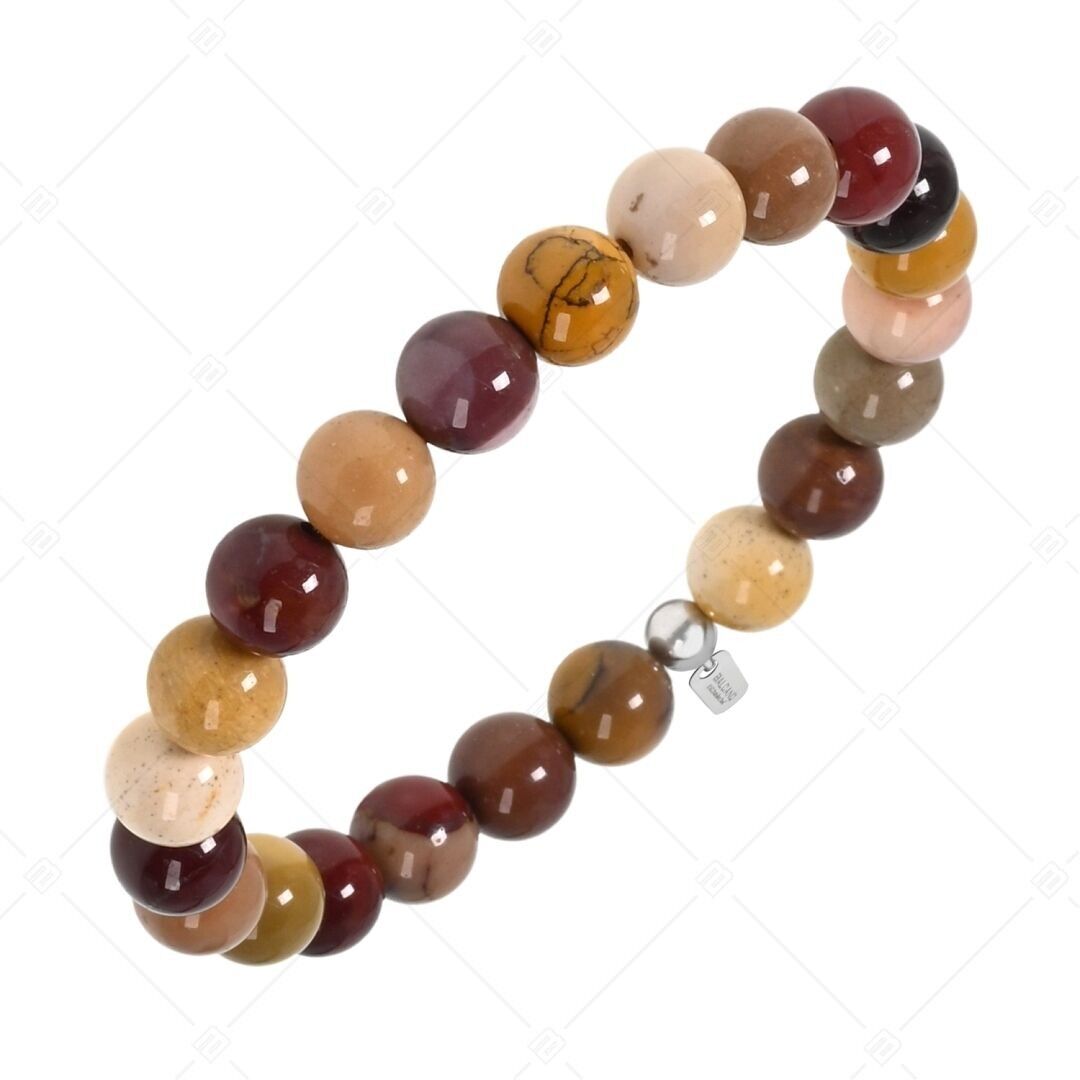 BALCANO - Pulsera de cuarzo amarillo con forma de huevo y piedras preciosas