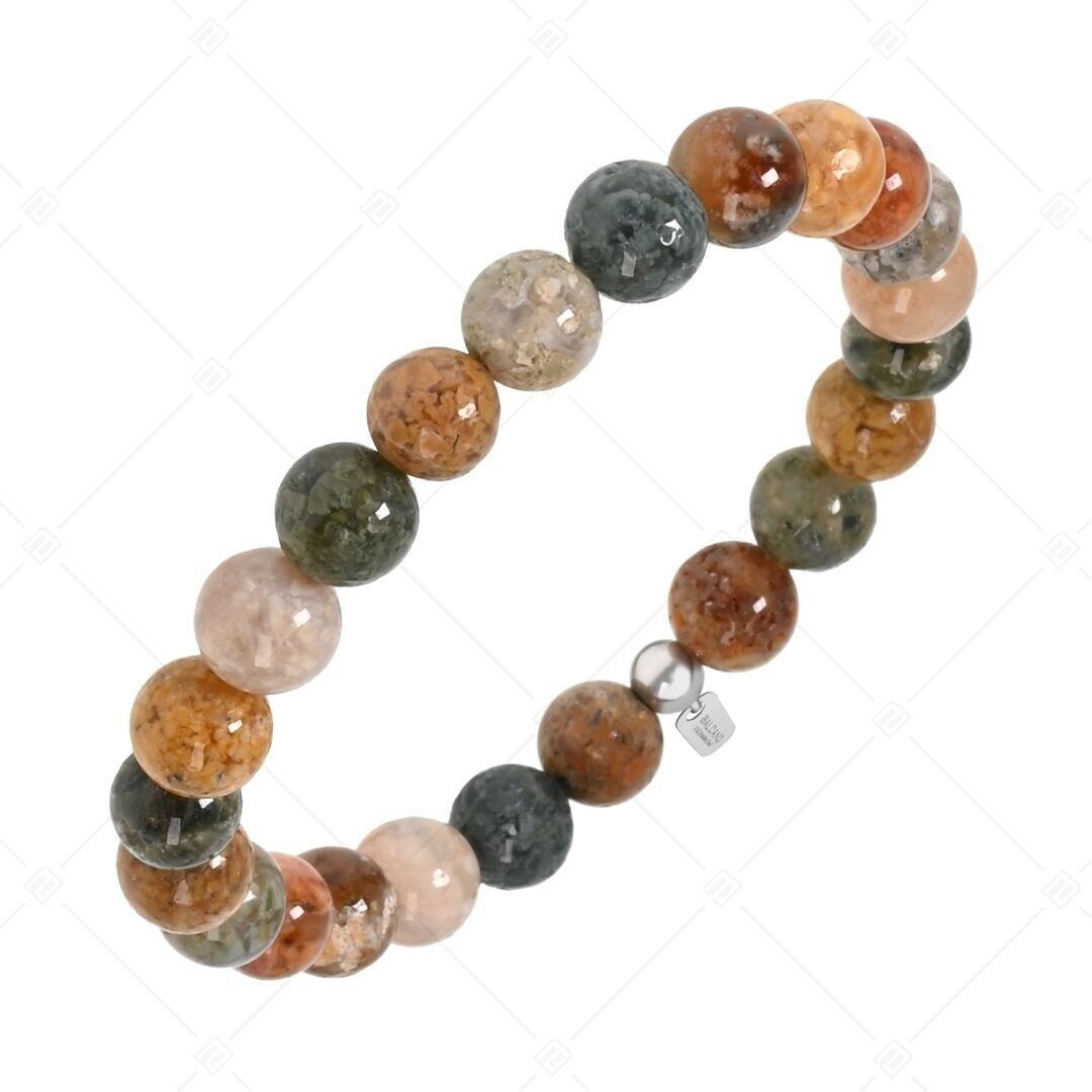 BALCANO - Pulsera de piedras oceánicas/minerales de colores