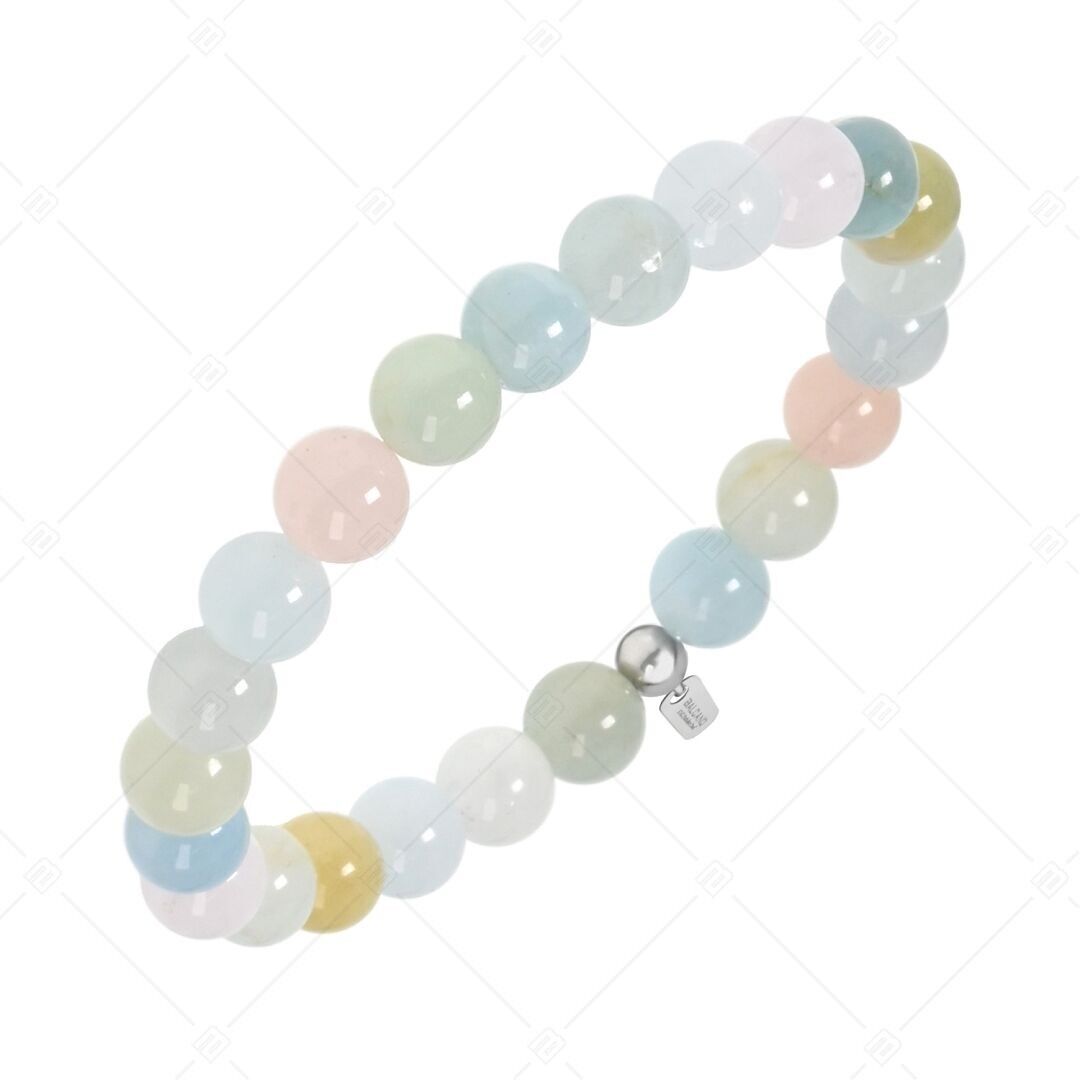 BALCANO - Pulsera de morganita/piedra preciosa