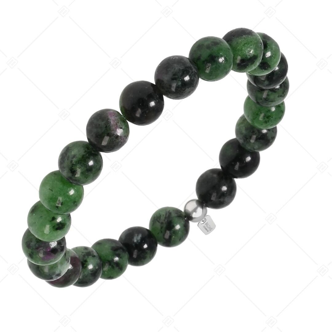 BALCANO - Pulsera de zoisita / piedras preciosas