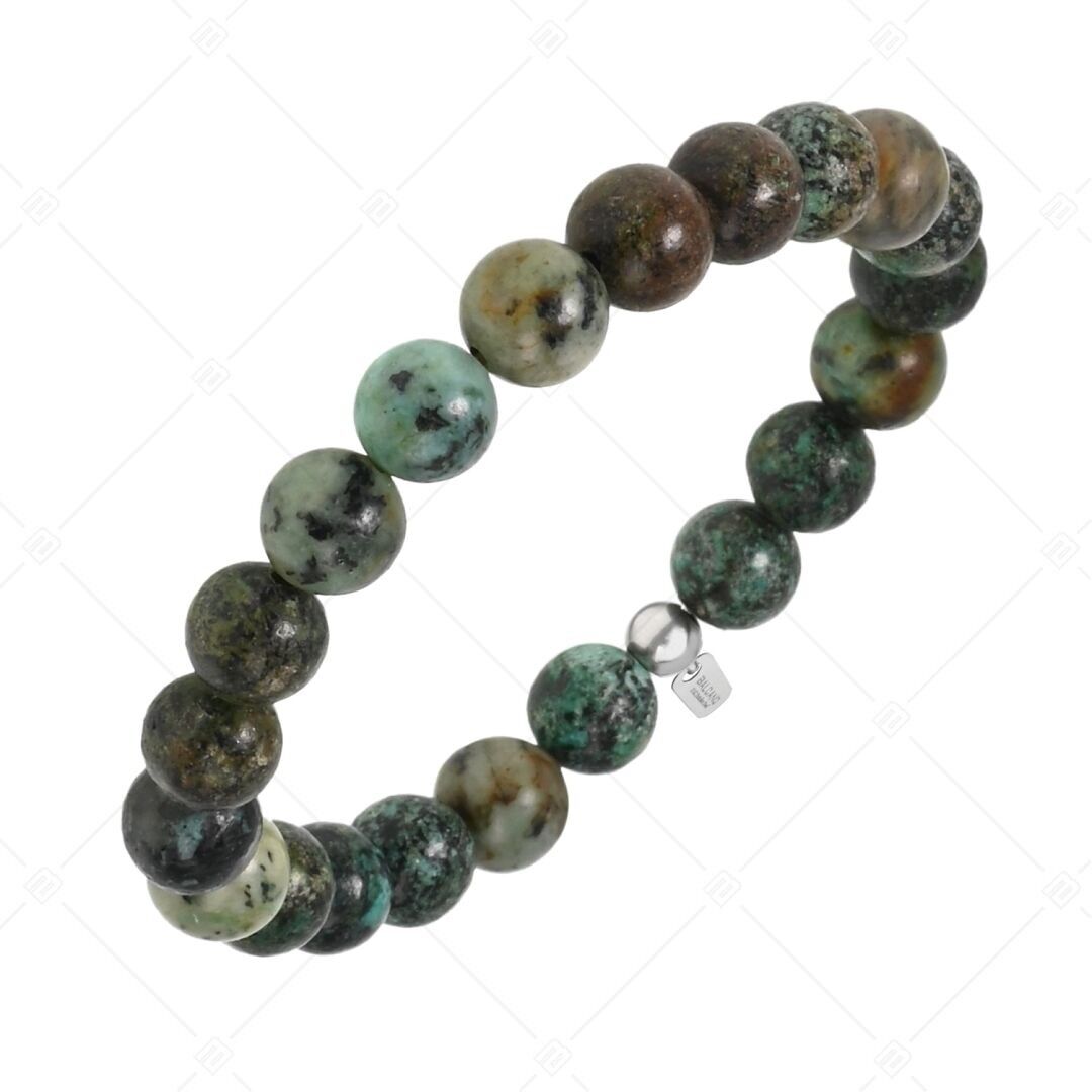 BALCANO - Pulsera de turquesa africana / piedras preciosas