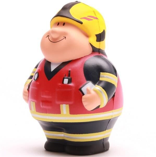 Fire Bert 2.0 - rosso - pallina antistress - figura schiacciata