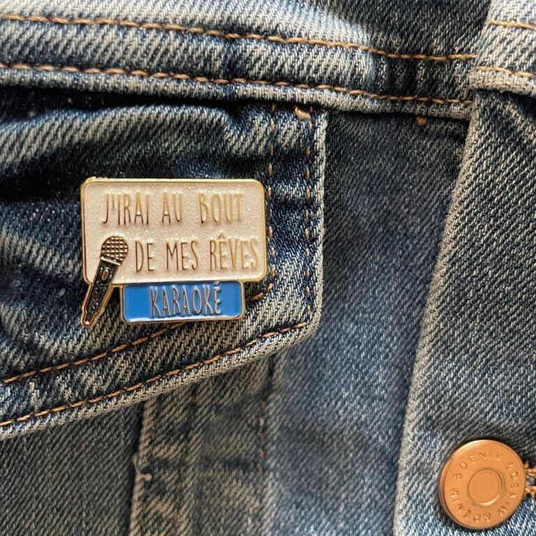 Pin’s j’irai au bout de mes rêves