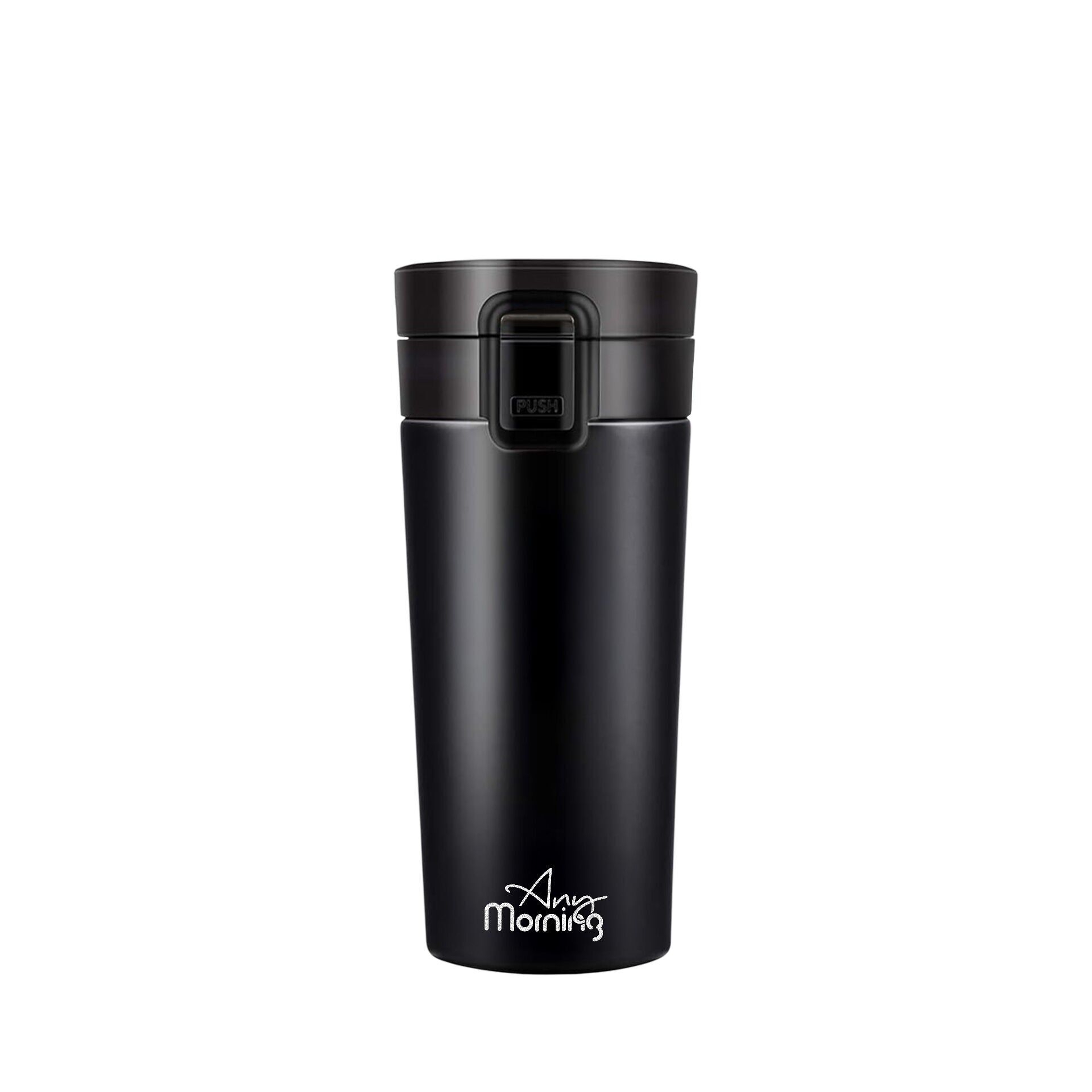 Any Morning BA21522 Thermos Mug 380 ml Black, 12.85 oz