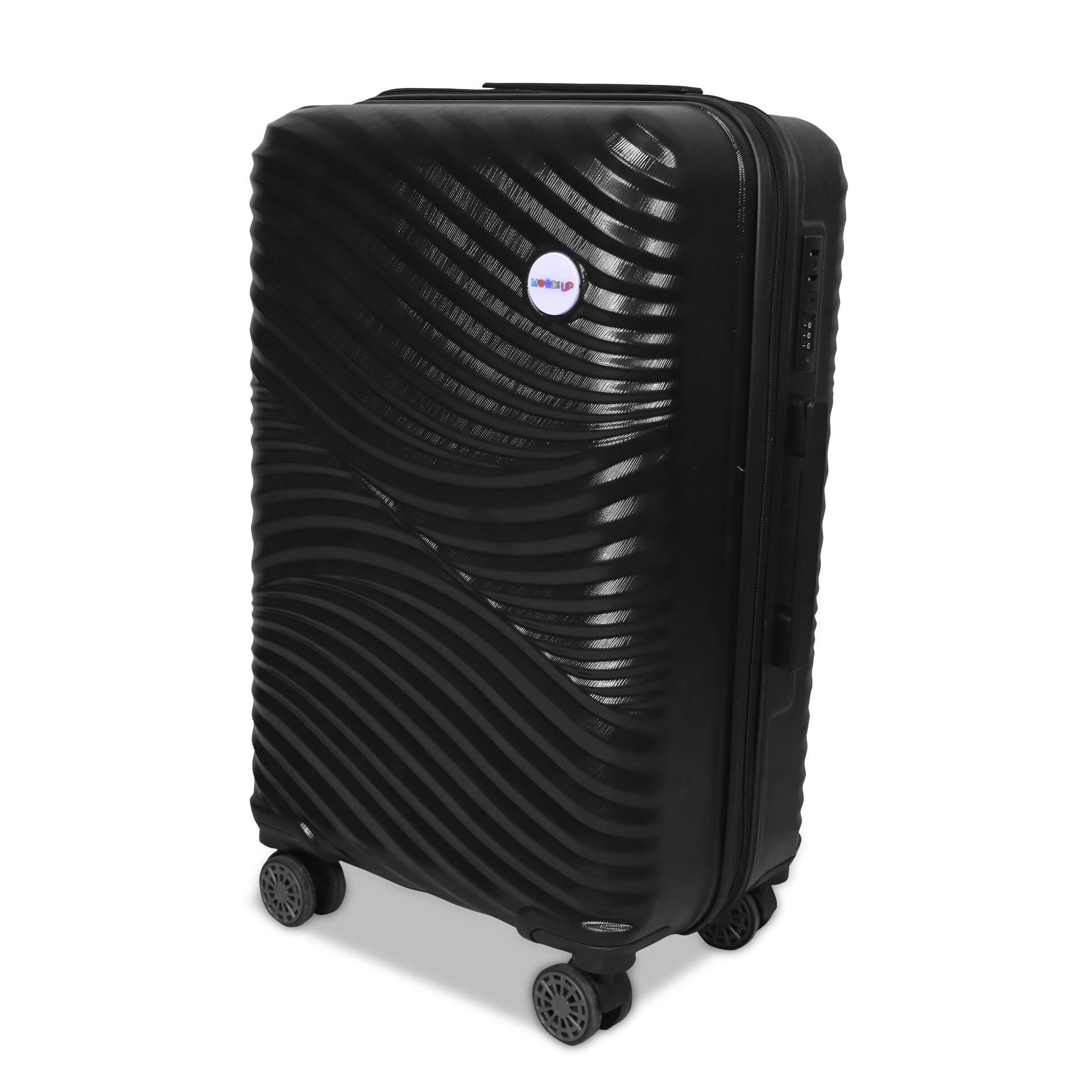 BiggDesign Moods Up Black Medium Size 24" Suitcase