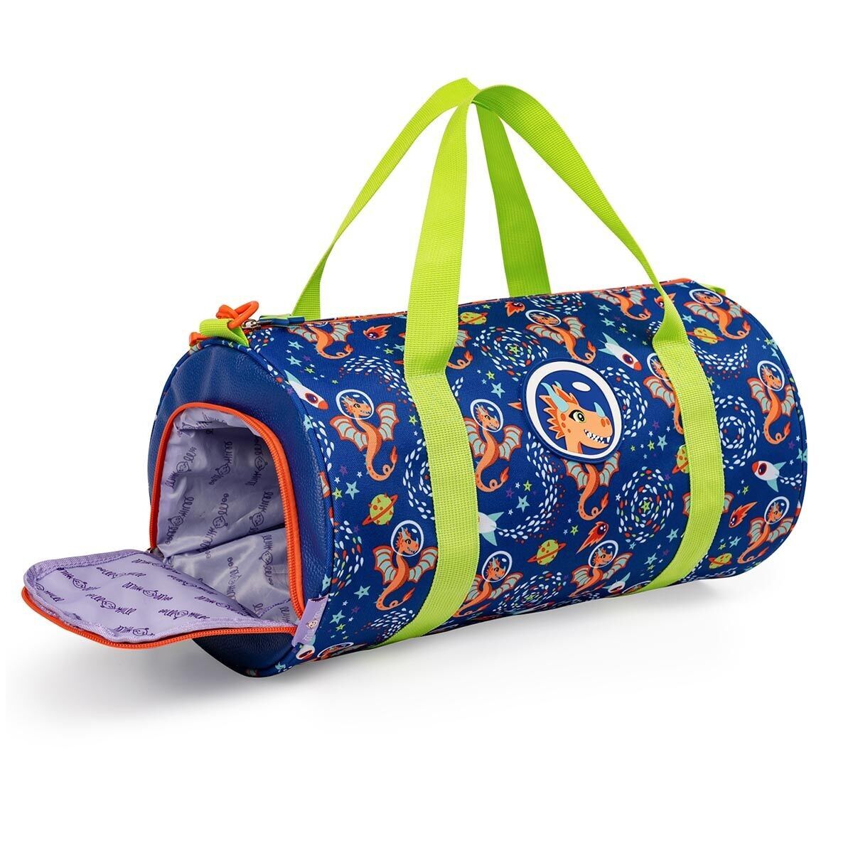 Milk&Moo Ponix Kids’ Sports Bag – Lightweight, Durable & Fun Design with Shoe Compartment