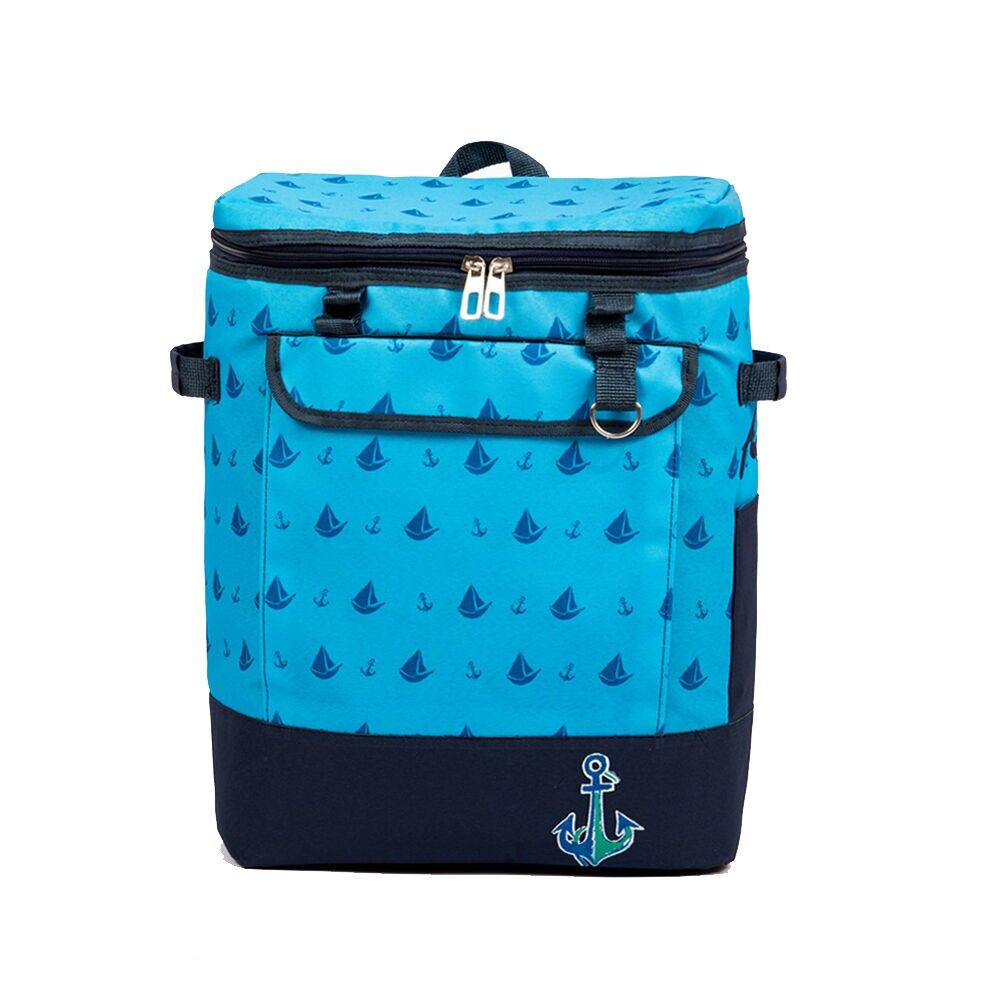 Anemoss Sailboat Blue Insulated Cooler Backpack