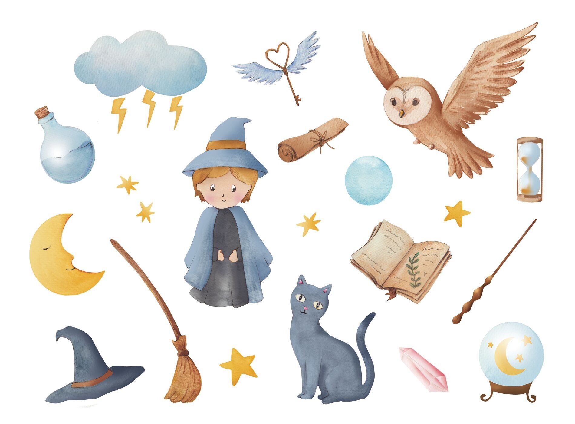 Temporary Tattoo: Mini Wizard