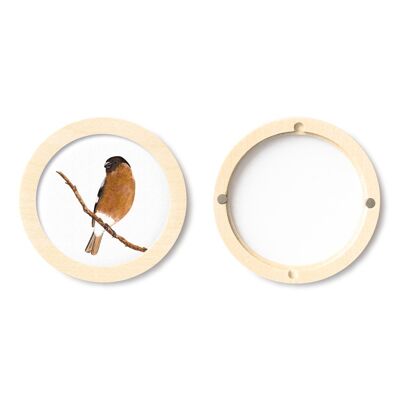 2pack round frames - "Circular Mini" - maple