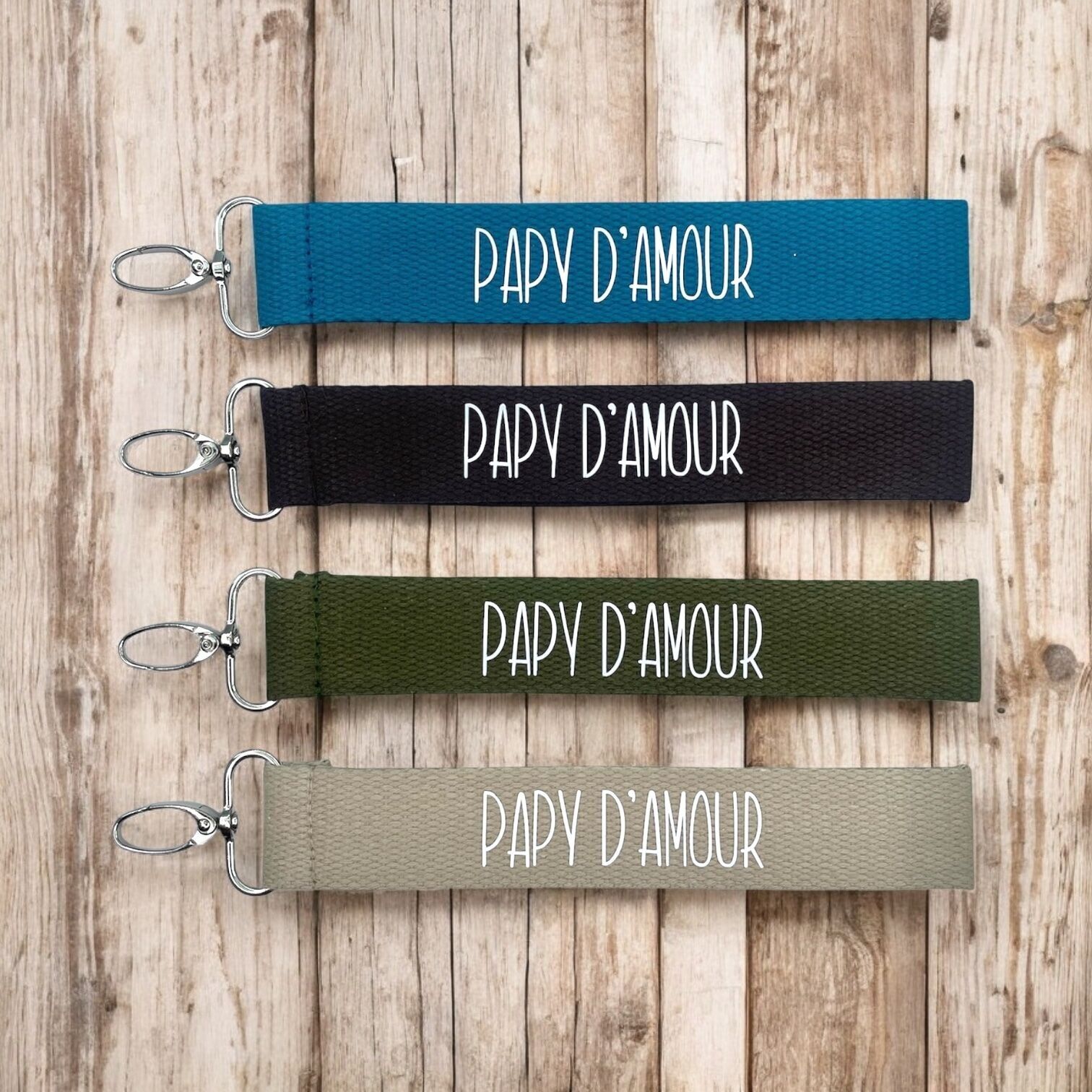 Portachiavi con cinturino, "Nonno dell'amore"