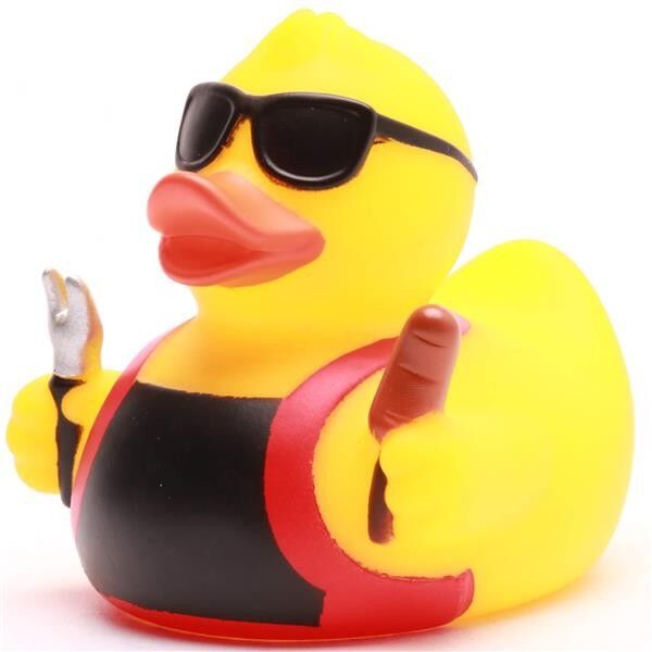 Griglia per anatra cigolante - anatra di gomma