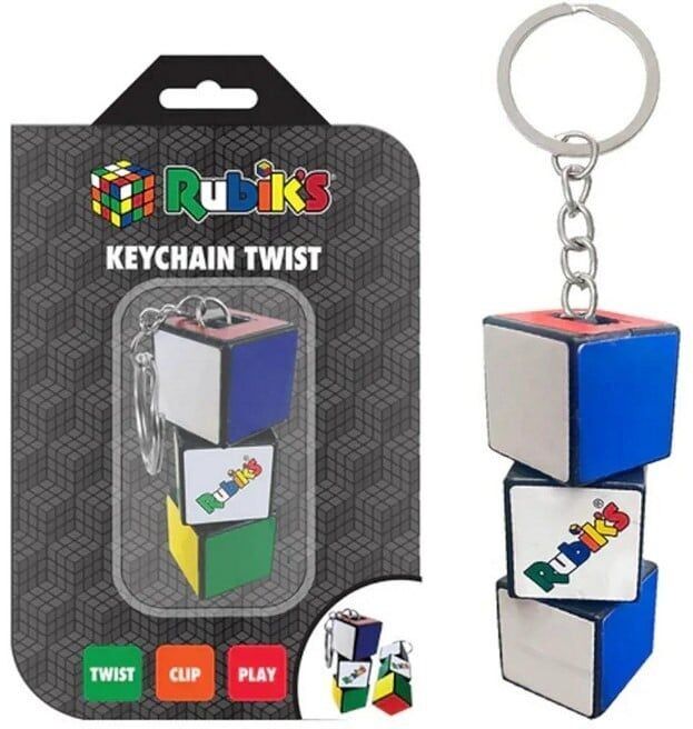 Porta chiave del cubo di Rubik per girare e giocare Twist 8x15 cm