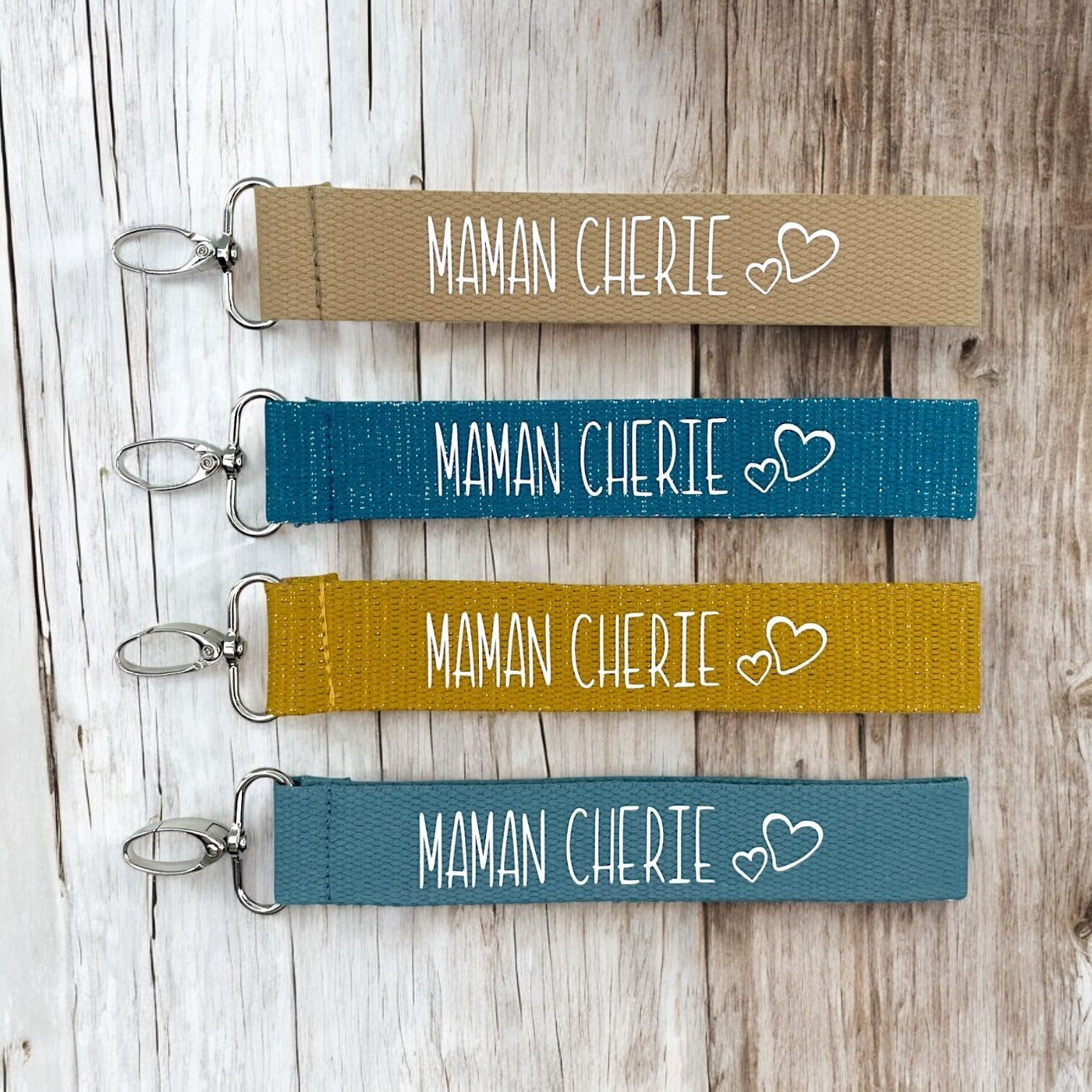 Portachiavi con cinturino, "Cara mamma"