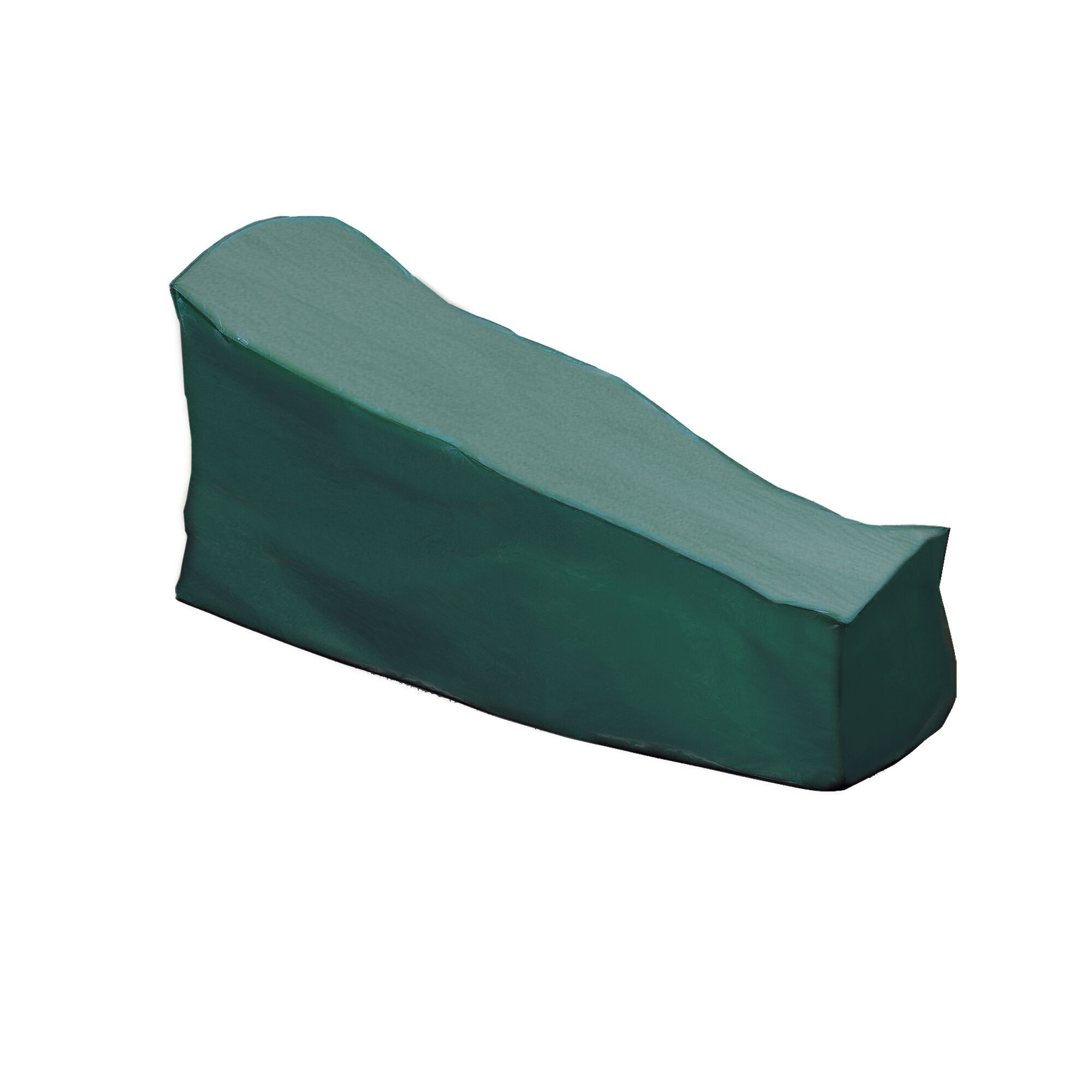 Rayen – Polyethylen-Abdeckung für Gartenliegen mit verstellbarem Gurt, 76 × 76 × 190 cm, Grün