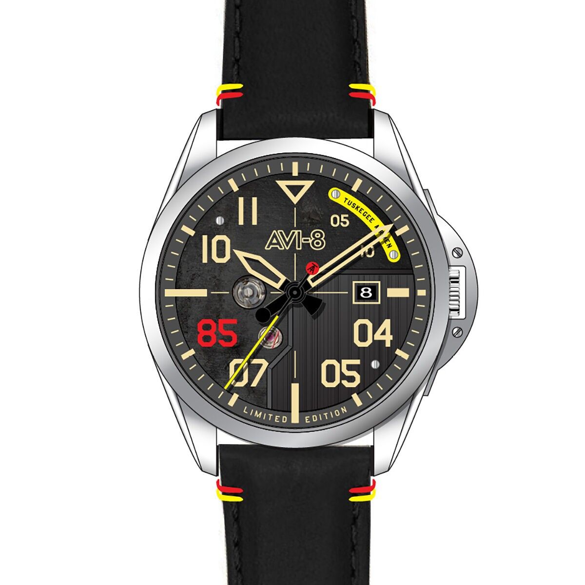 AVI-8 - FLYBOY TUSKEGEE AIRMEN 85° ANNIVERSARIO AUTOMATICO EDIZIONE LIMITATA - AV-4148-01 - RANTOUL