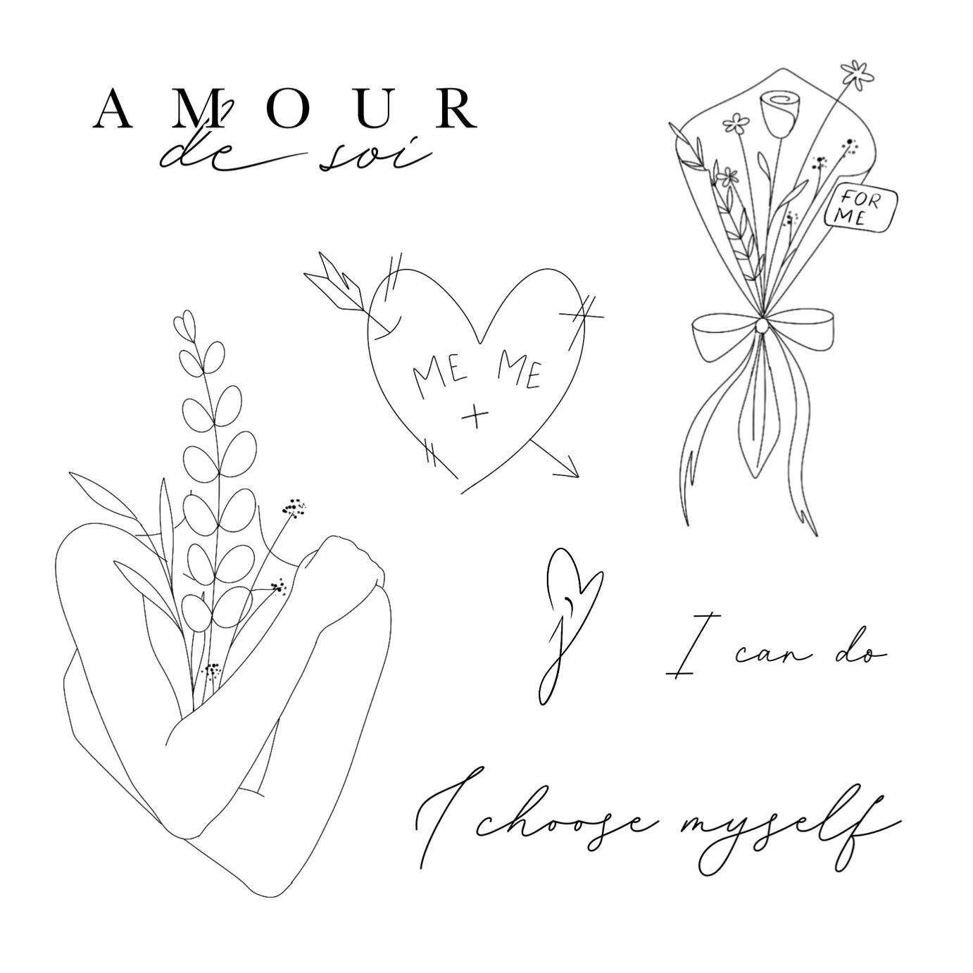 Temporary tattoo: Self-love