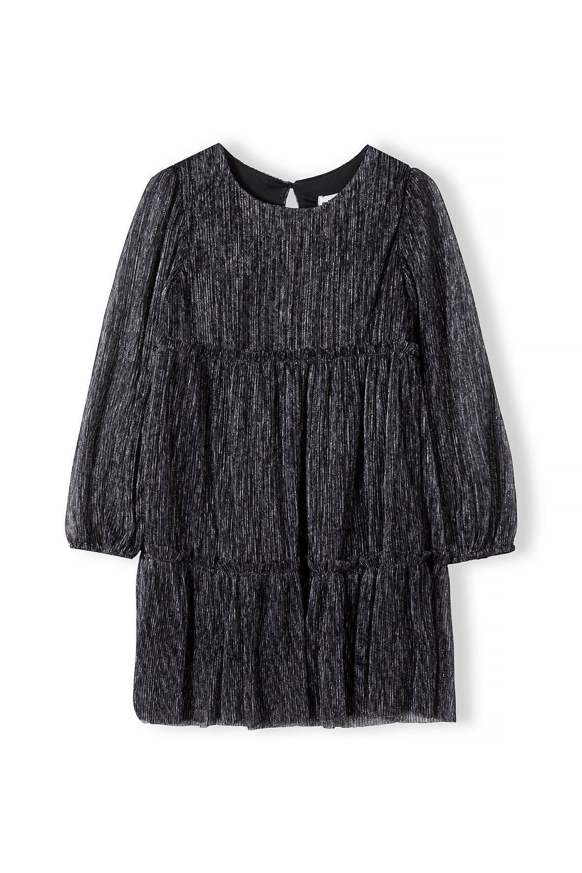 Girls party dress sparkle black 3-14y
