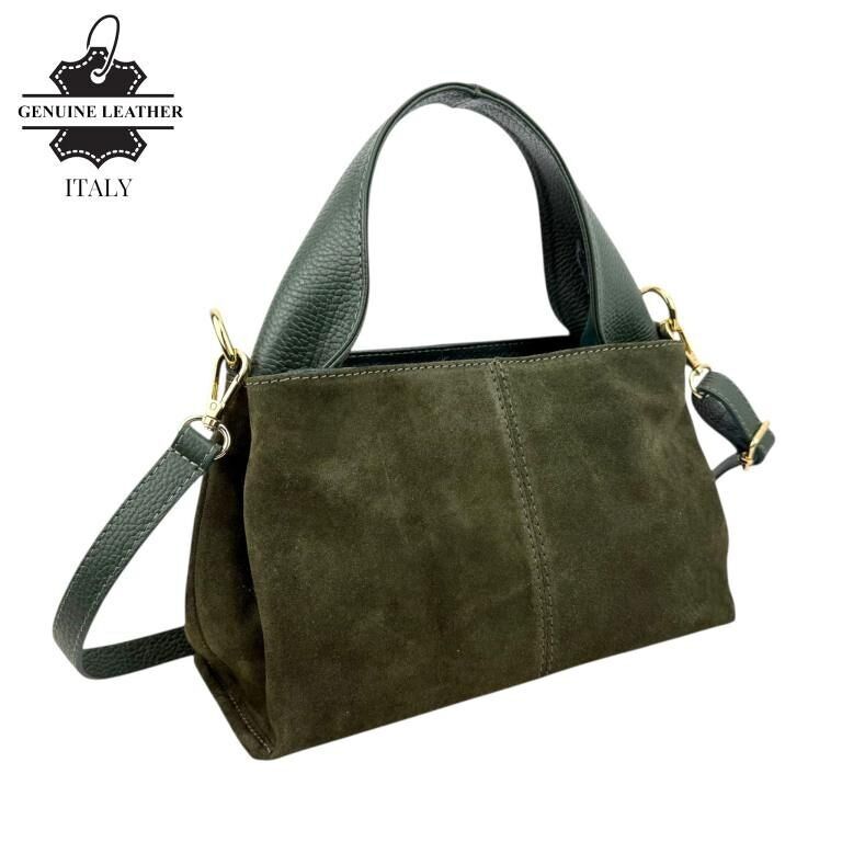 Hochwertige italienische Wildlederhandtasche (B2B)