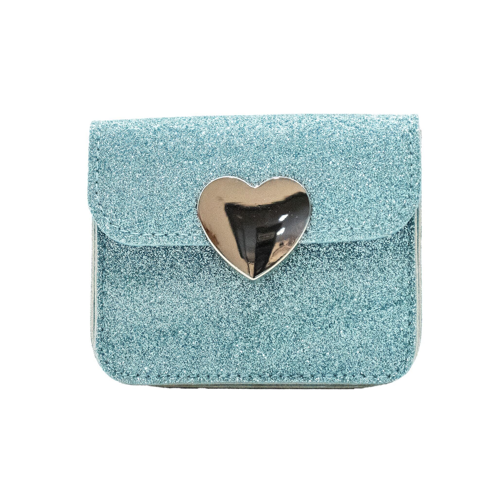 Glittery shoulder bag - Mini-Love Mint