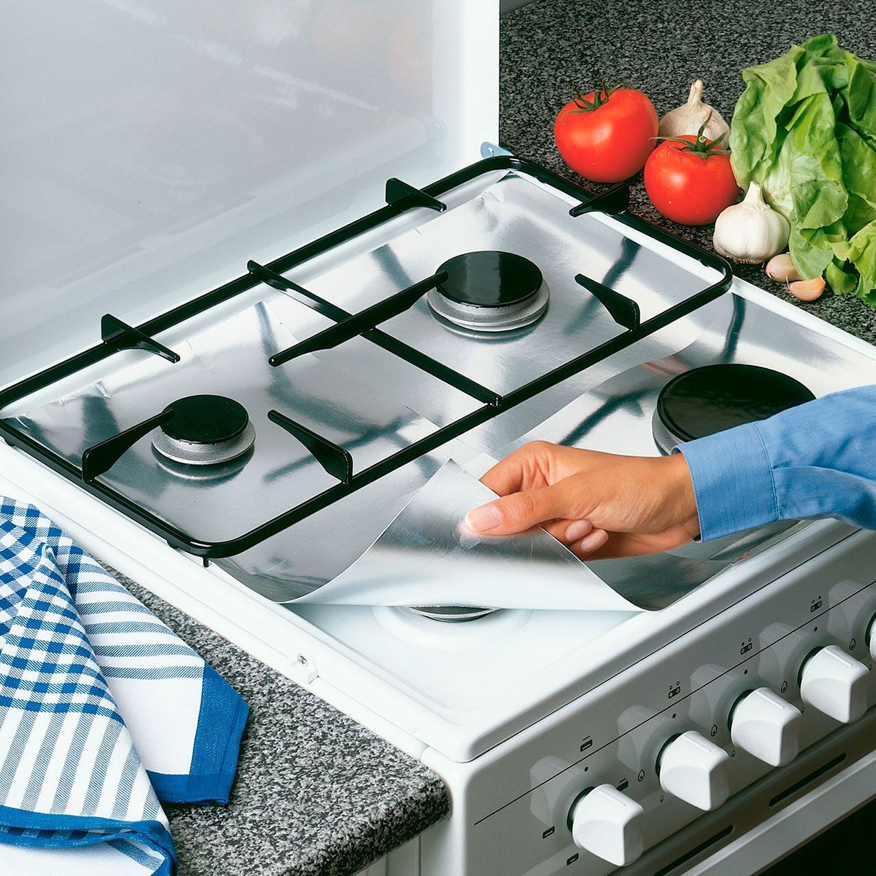 Rayen – Herdabdeckungen, passend für alle Herdarten, 8-teiliges Set