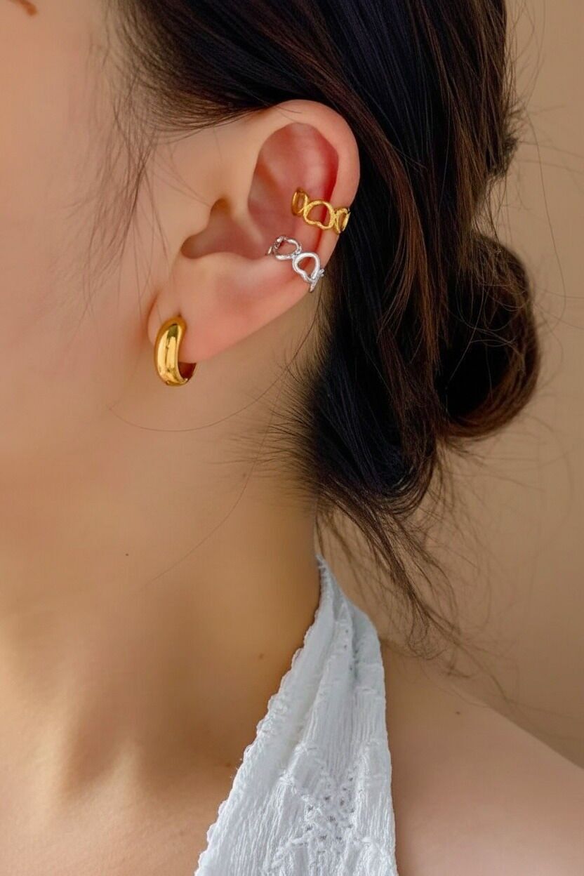 124AQ528 Ohrklemmen aus Edelstahl