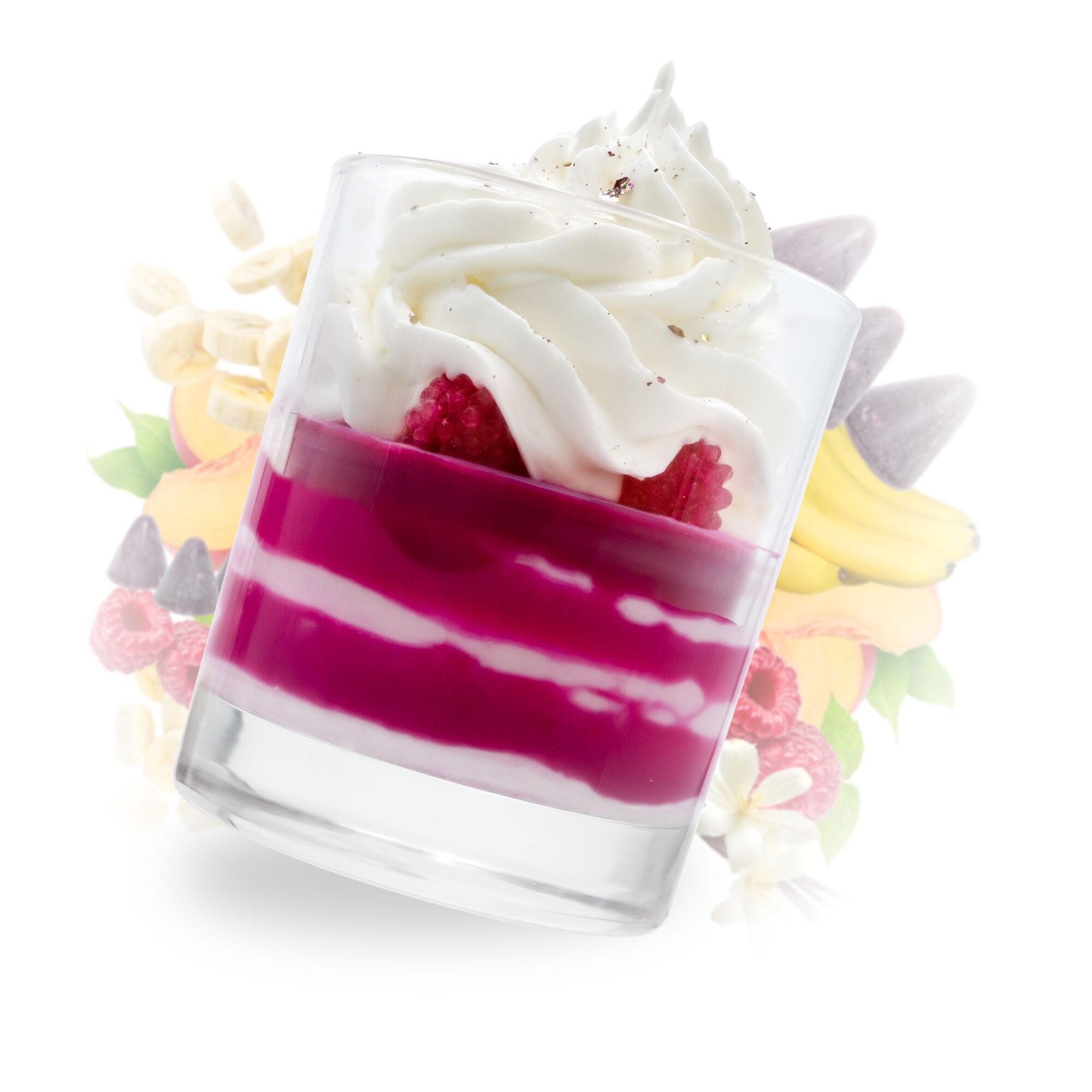 PRE-ORDINA - Candela fatta a mano al lampone - Consegna dal 16/01/2026