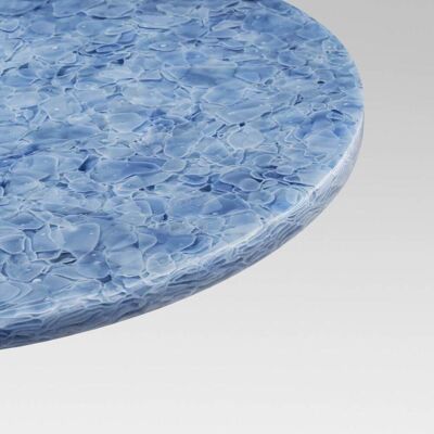 Tischplatte rund MAGNA Glaskeramik - Sky Blue - 21-30cm