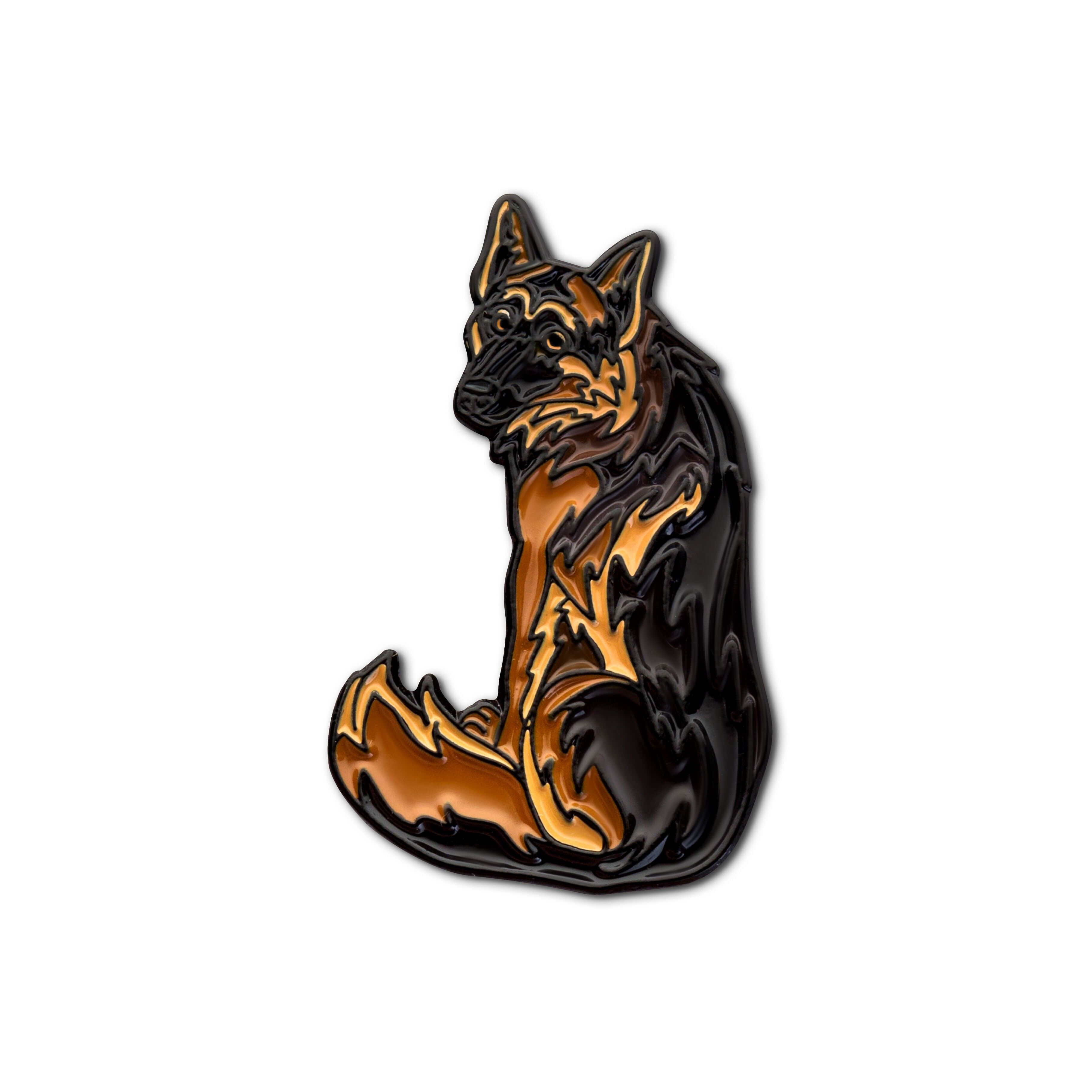 Pin's en émail « Berger allemand »