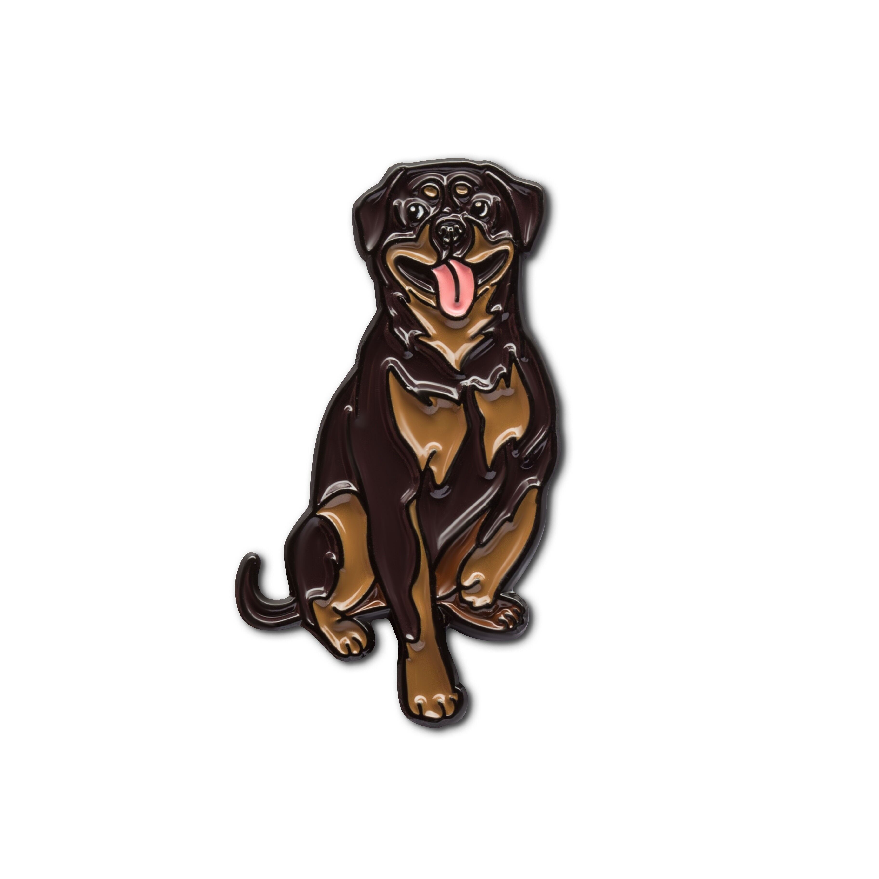 Pin's en émail « Chien Rottweiler »