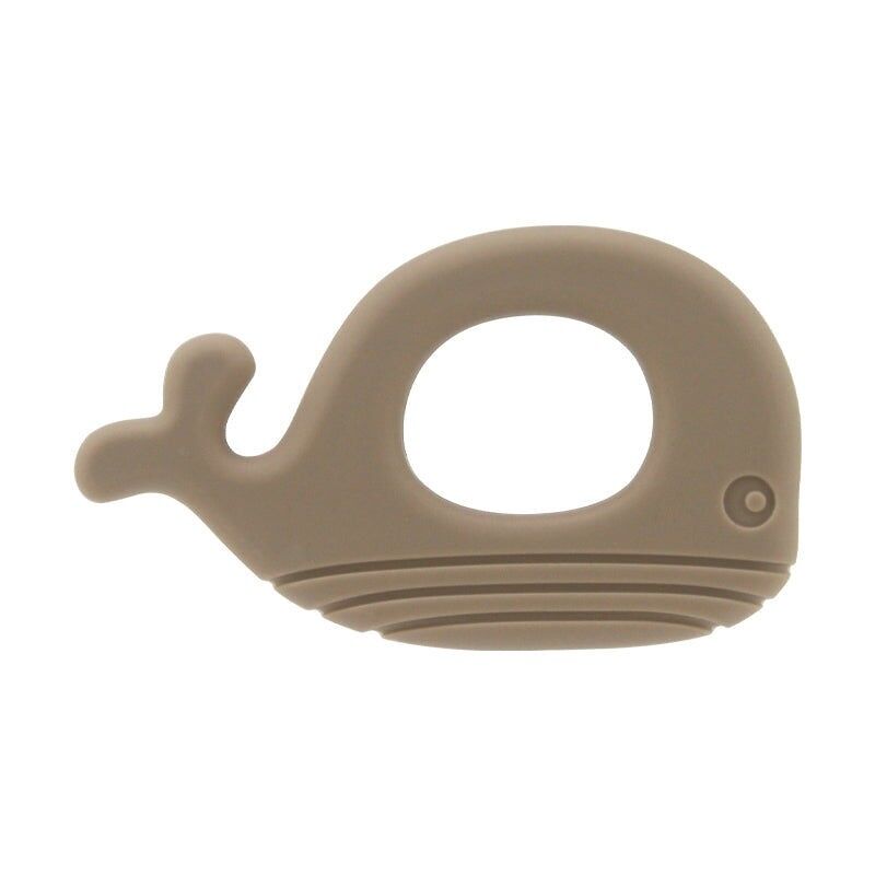 Silikon-Beißring Wal - Sand