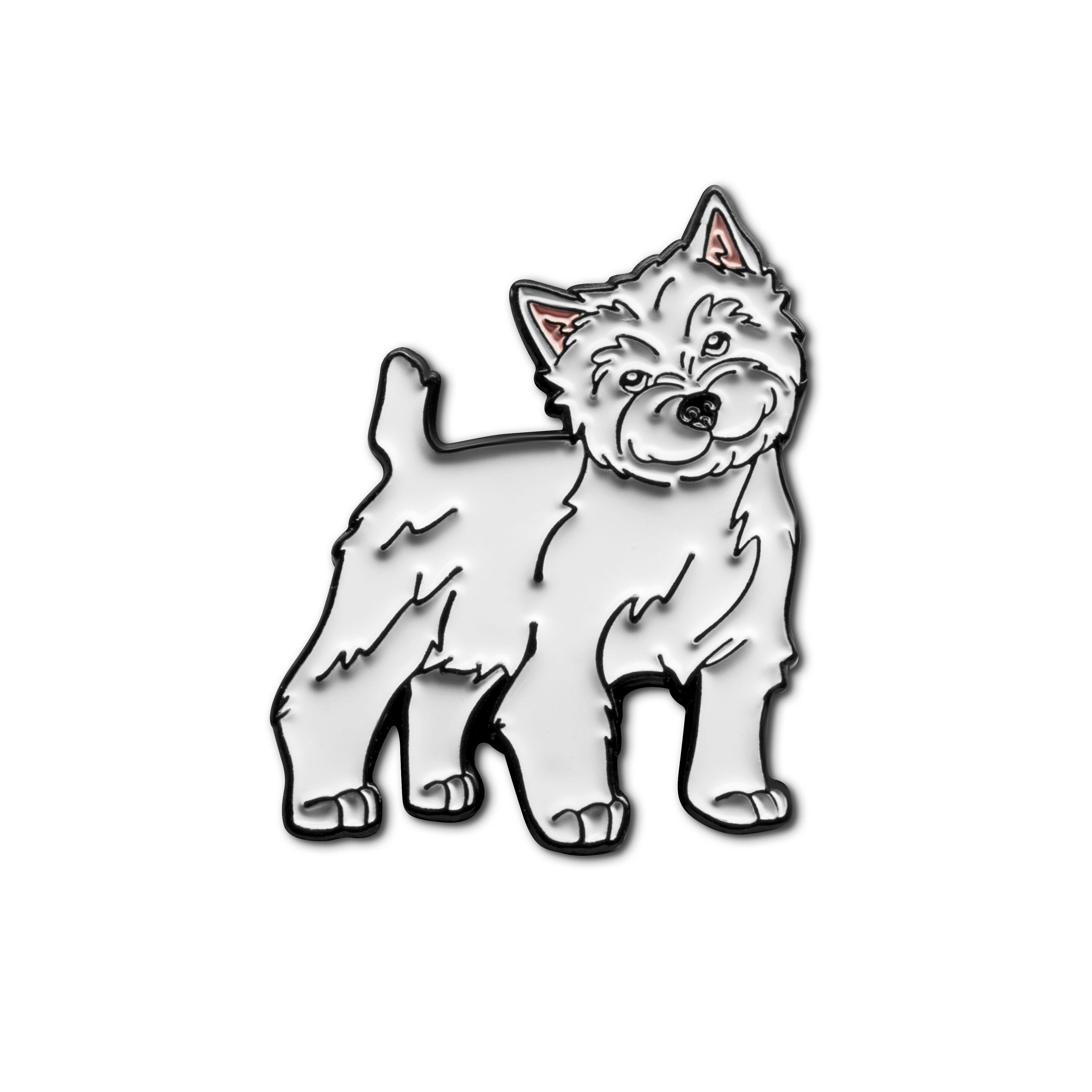 Pin's en émail « Westie Dog »