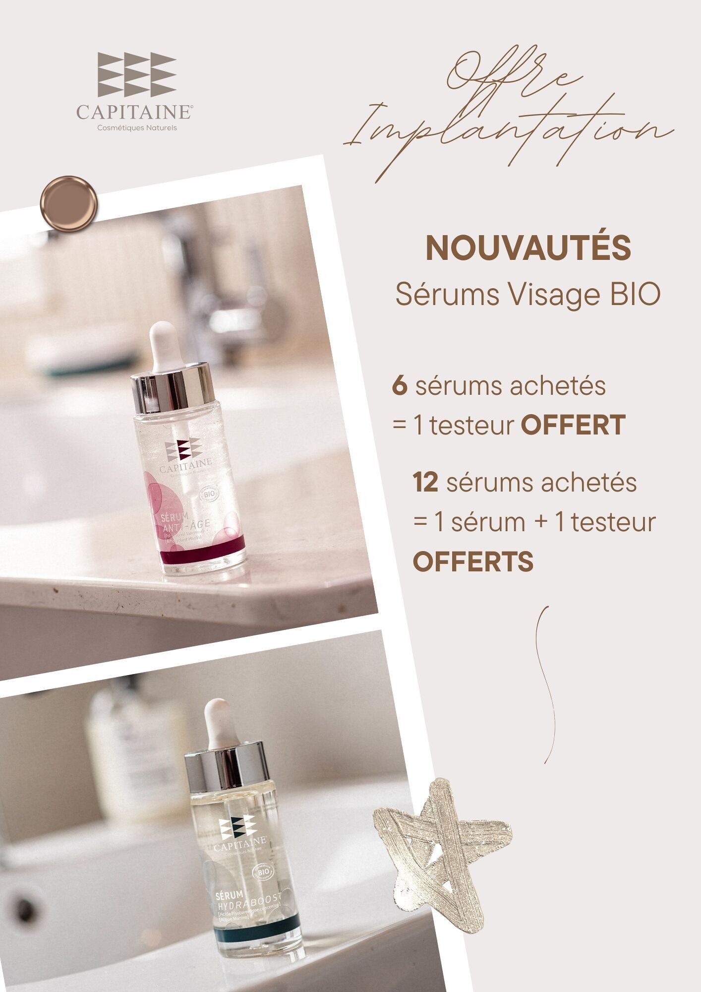 Offerta di lancio: sieri viso biologici (PRODOTTI GRATIS)