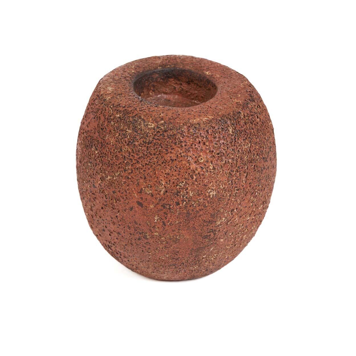The Cavestone Candle Holder - Terracotta