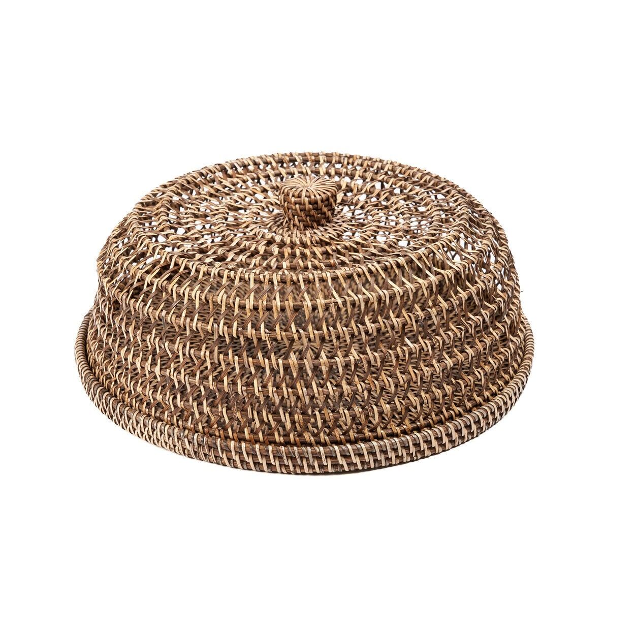 The Rattan Food Cover - Natural Brown - M