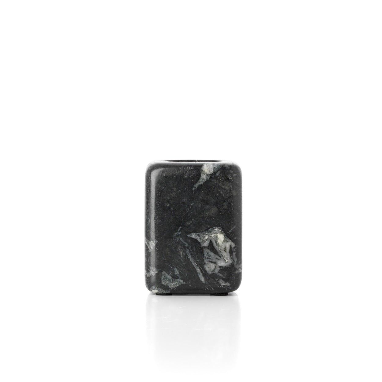 The Marble Tooth Brush Holder - Marine Black