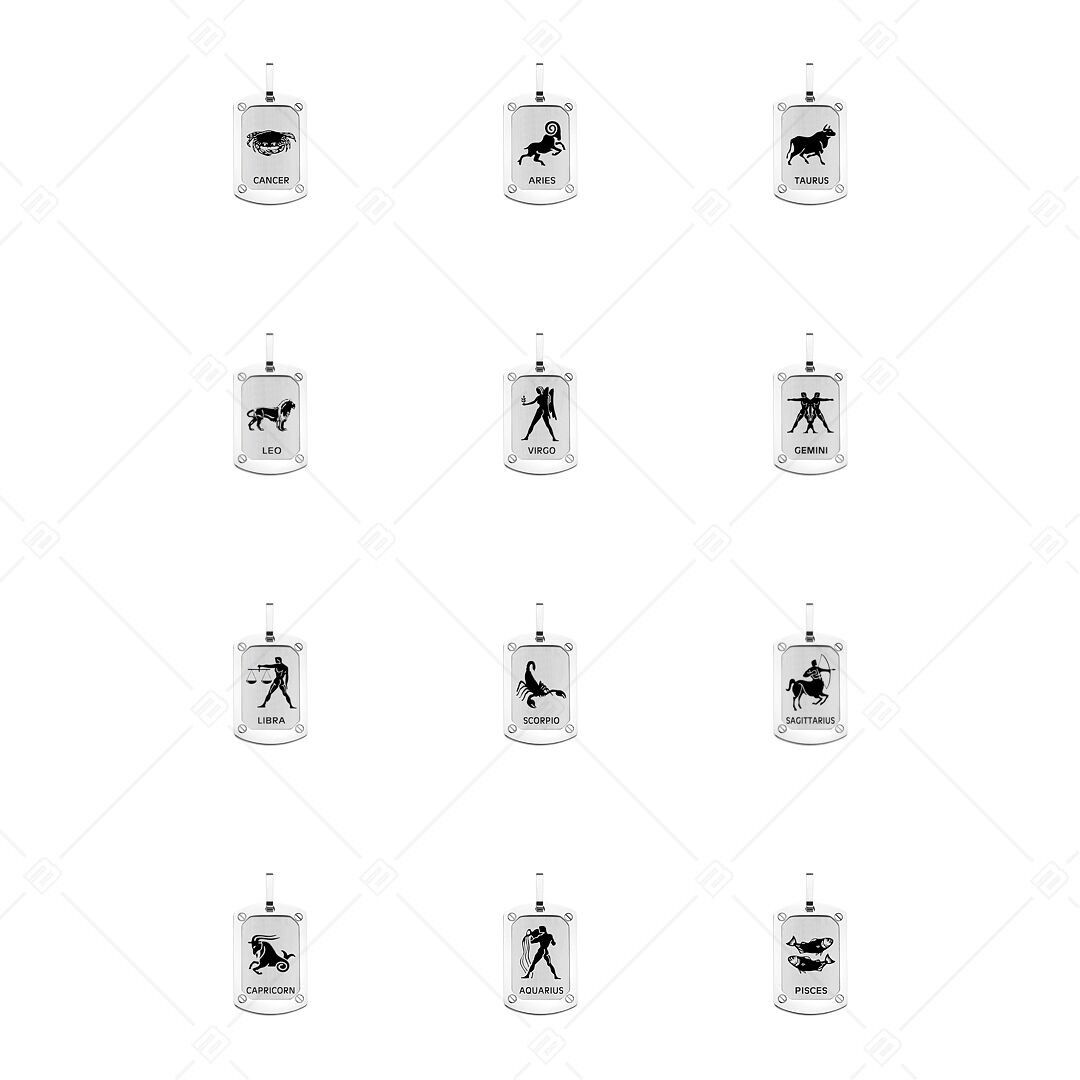 BALCANO – Sternzeichen-Anhänger – 12 Sternzeichen im Set