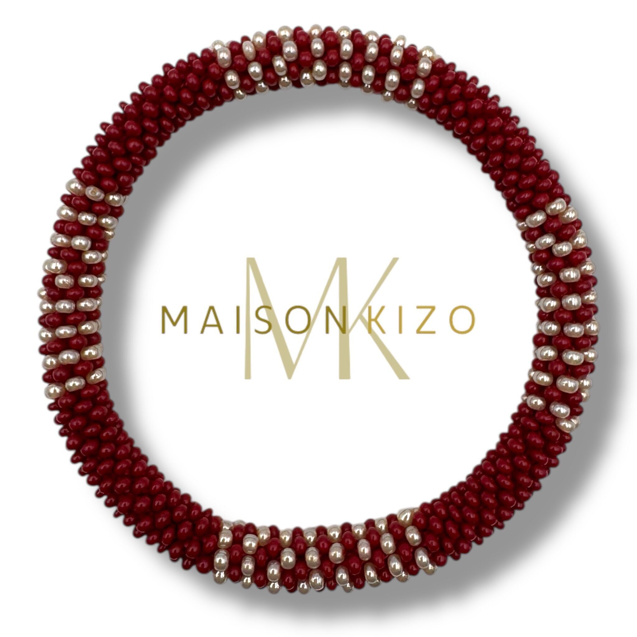 Braccialetto di perline nepalesi B62