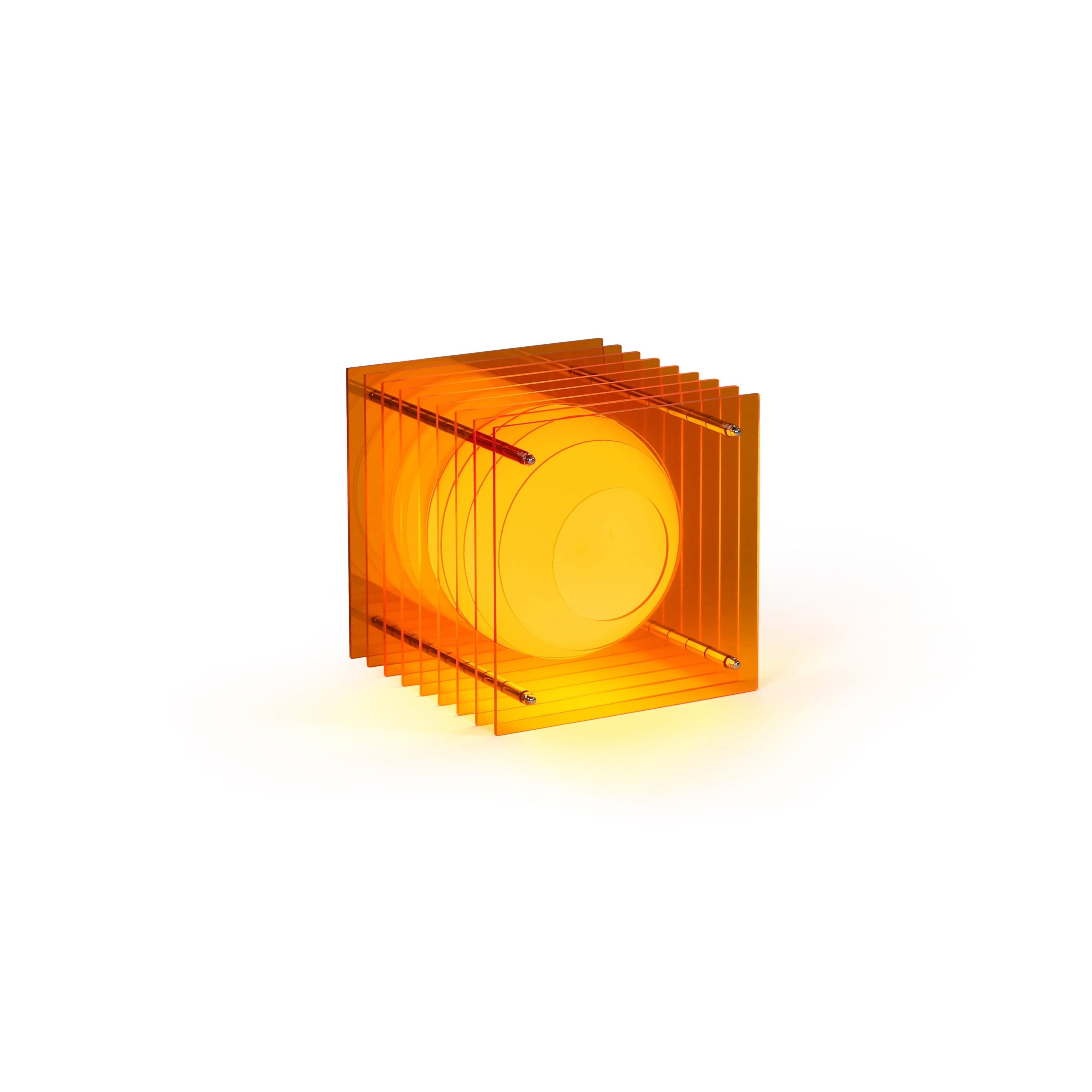Lớp small square in orange acrylic CE