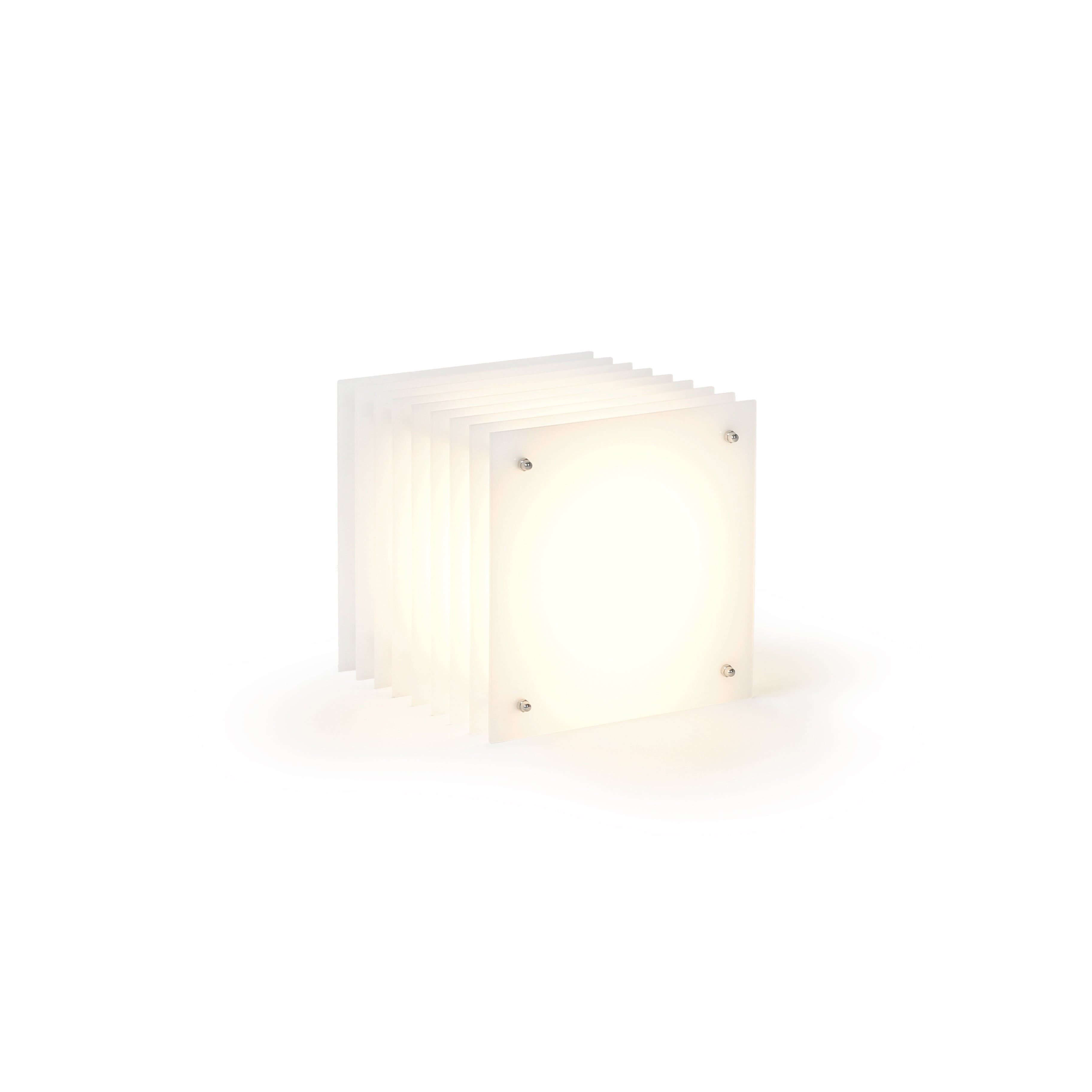 Lớp small square in milky acrylic CE