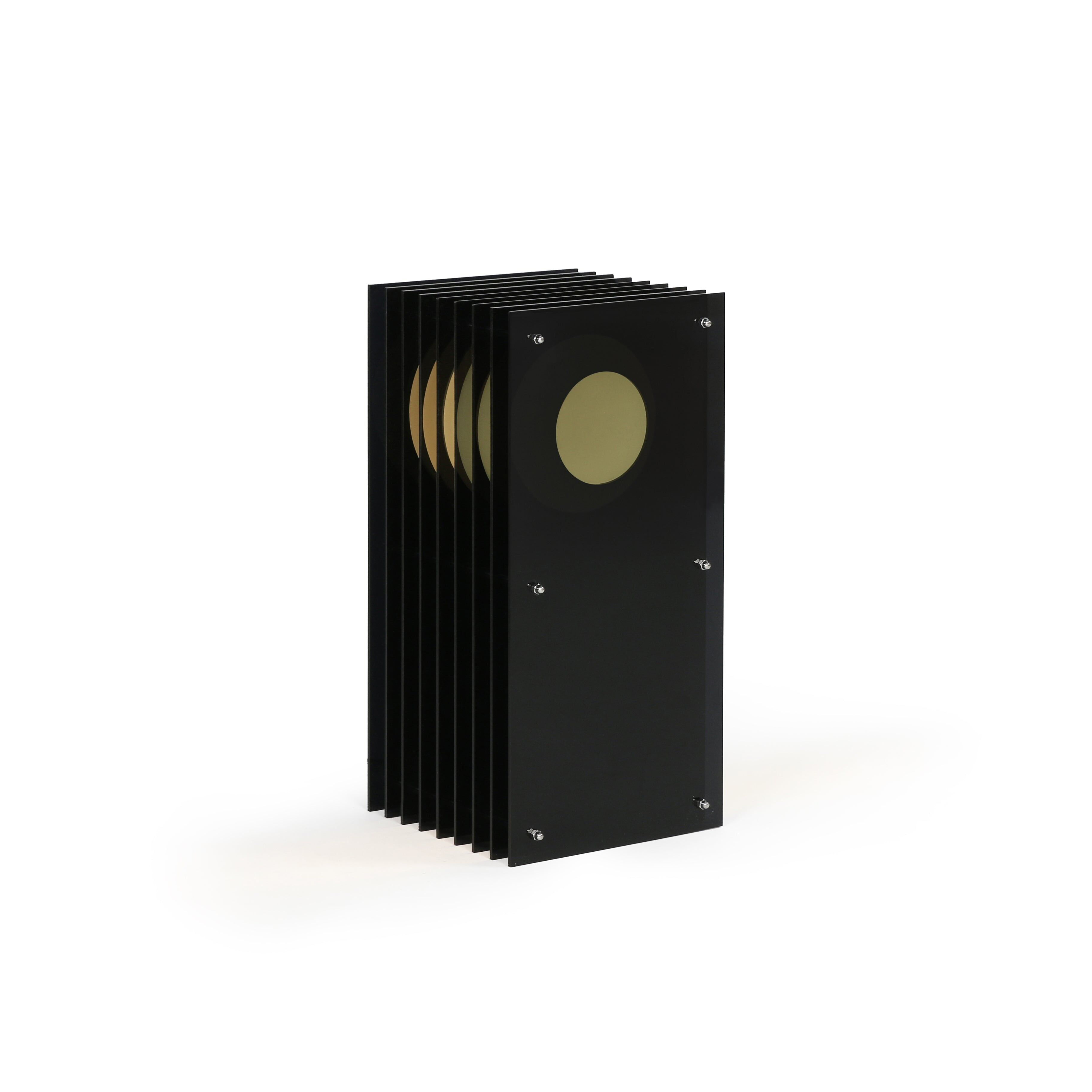 Lớp small rectangle in dark gray acrylic CE