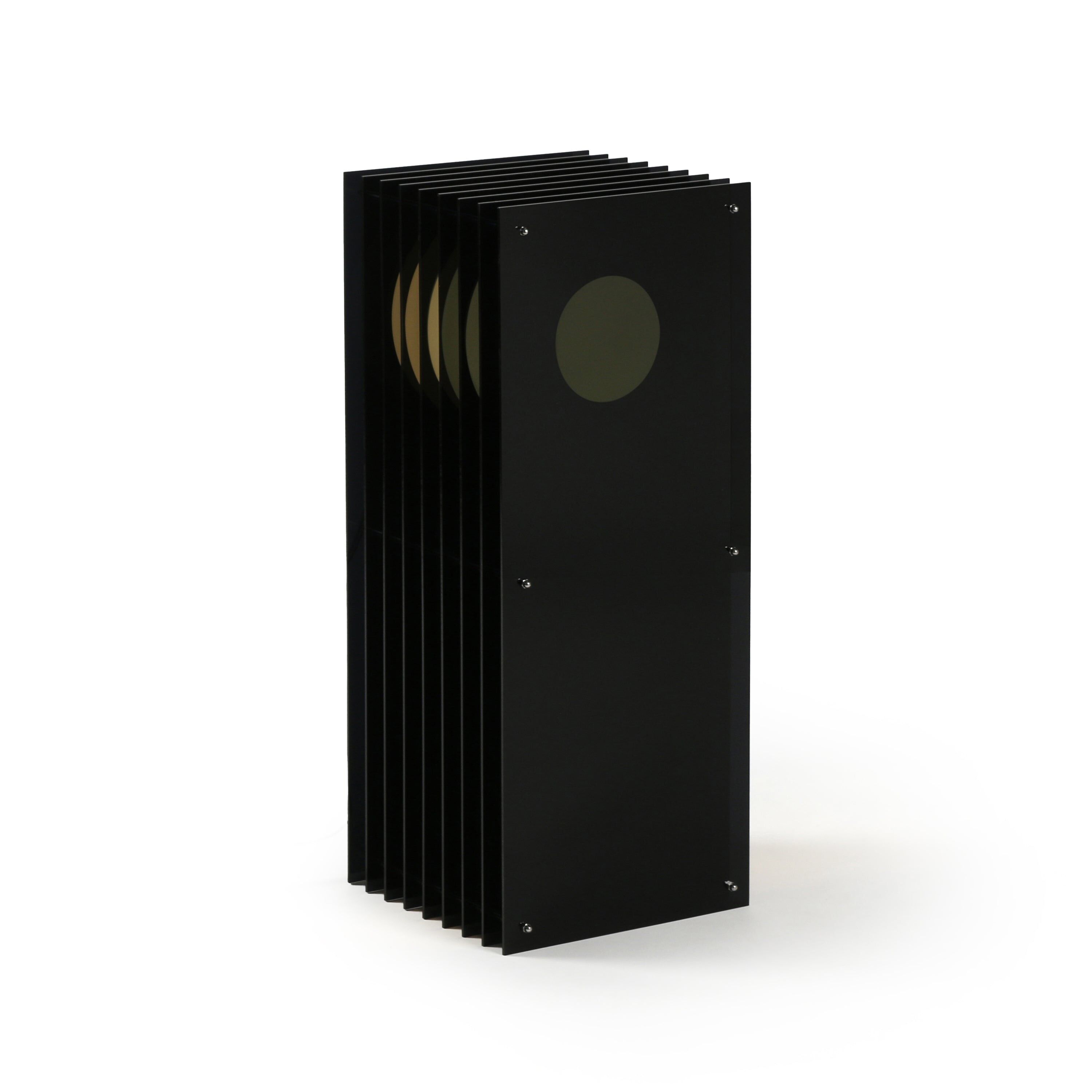 Lớp big rectangle in dark gray acrylic CE